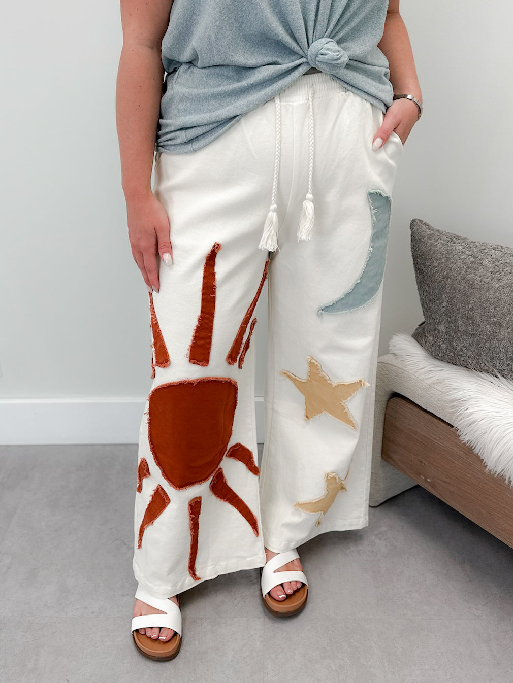 Celeste Pants in Ivory