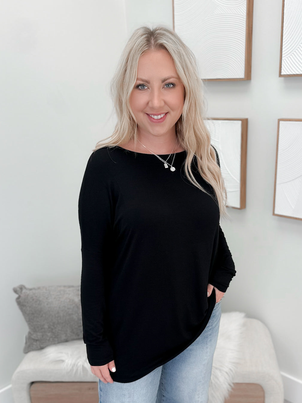 Shania Long Sleeve in Black