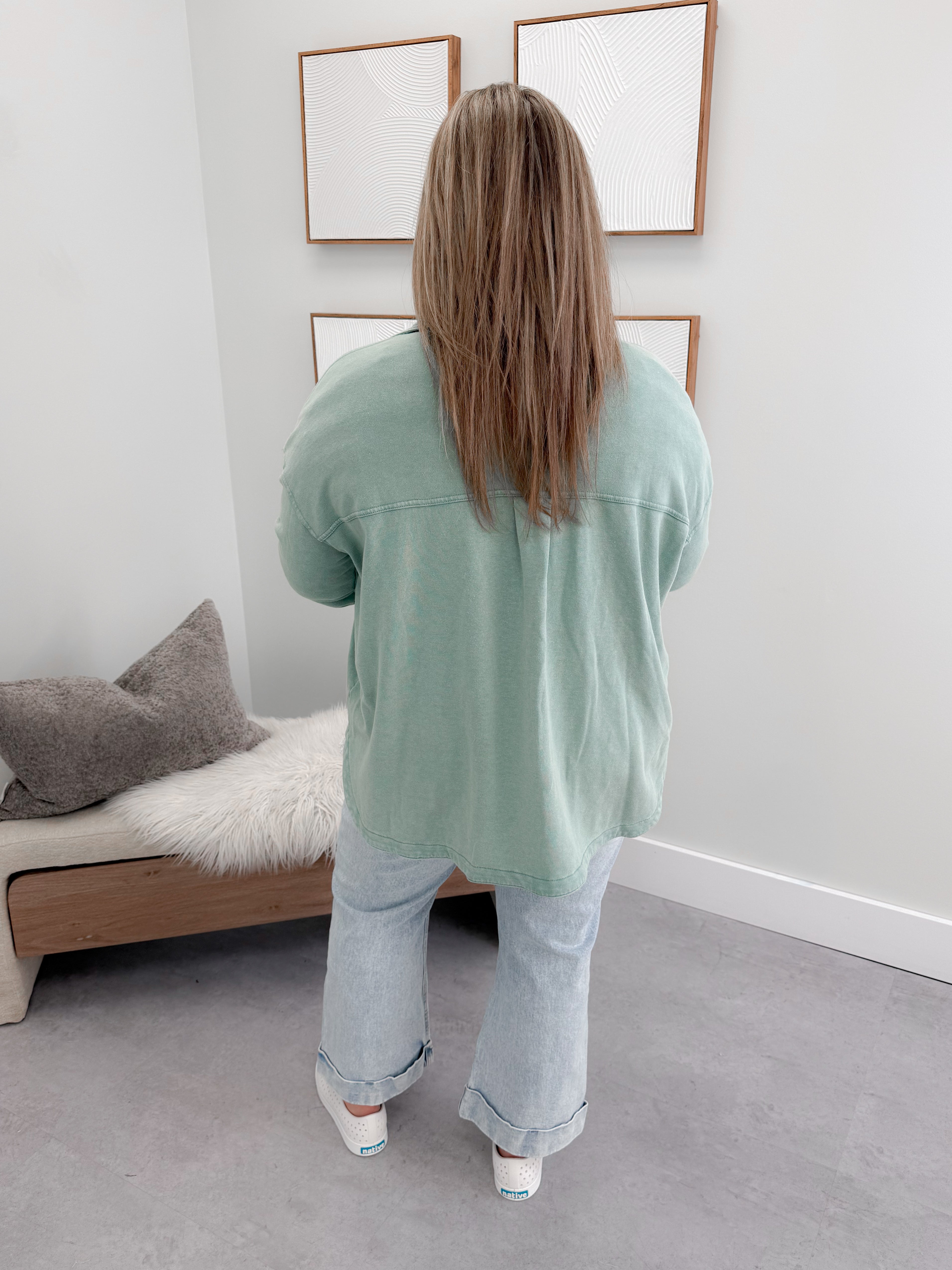 Sammy Shacket in Sage