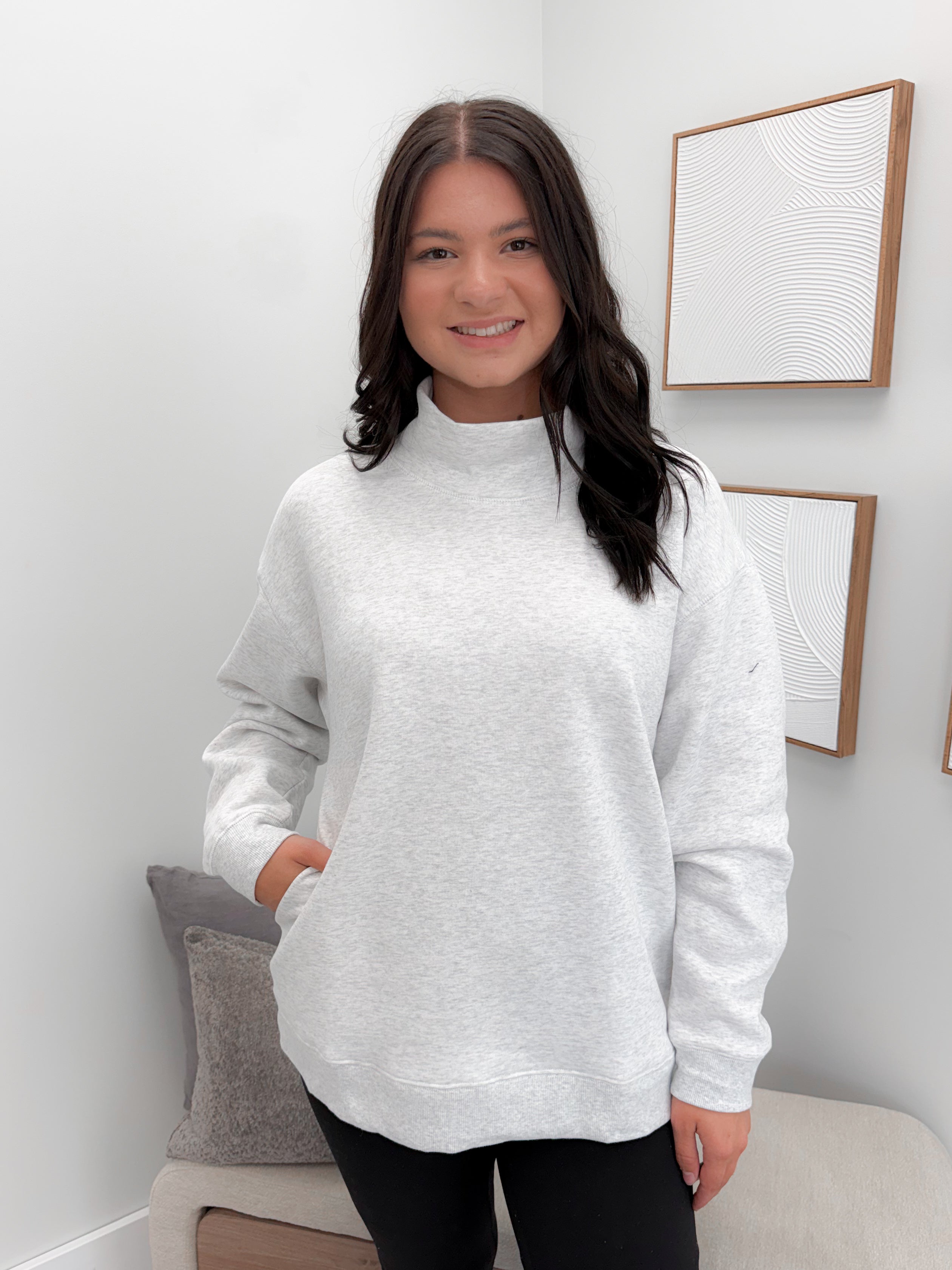 Natana Pullover in Grey