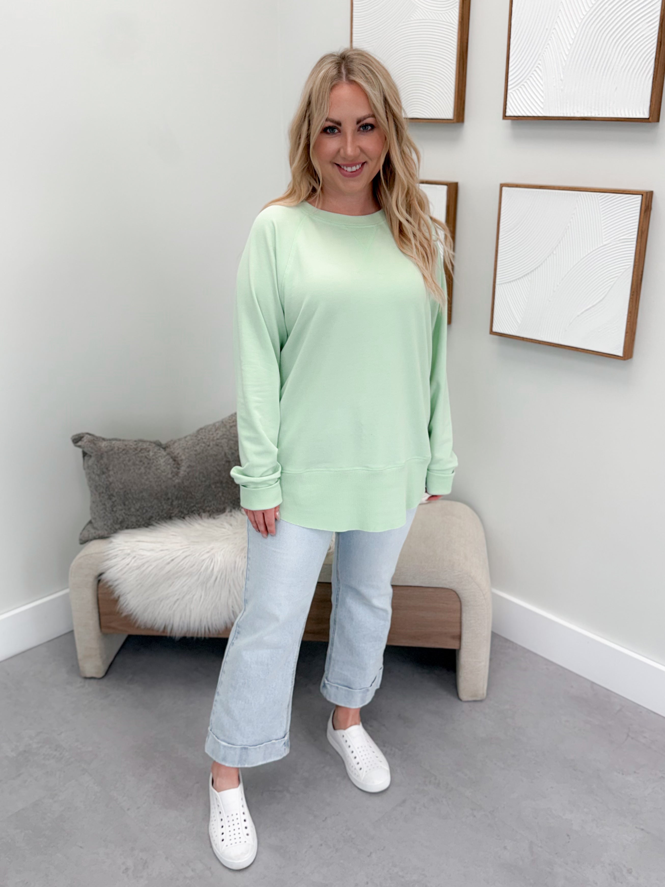 707 Long Sleeve in Melon by Twenty Nine The Label