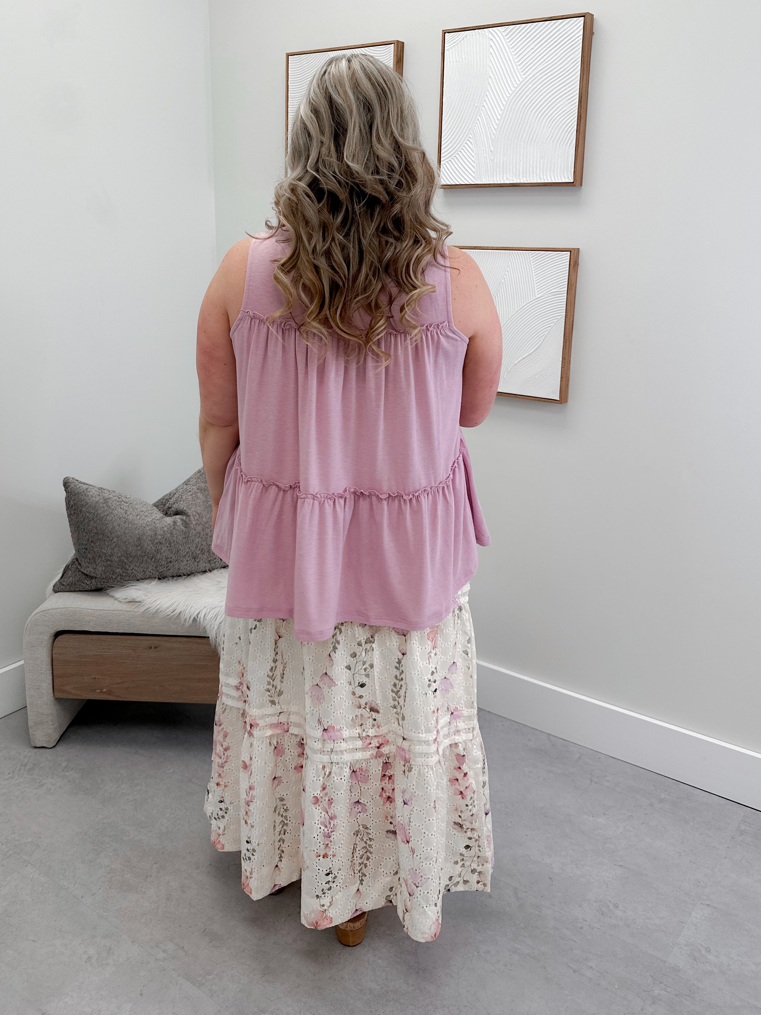 Emery Tank in Lilac