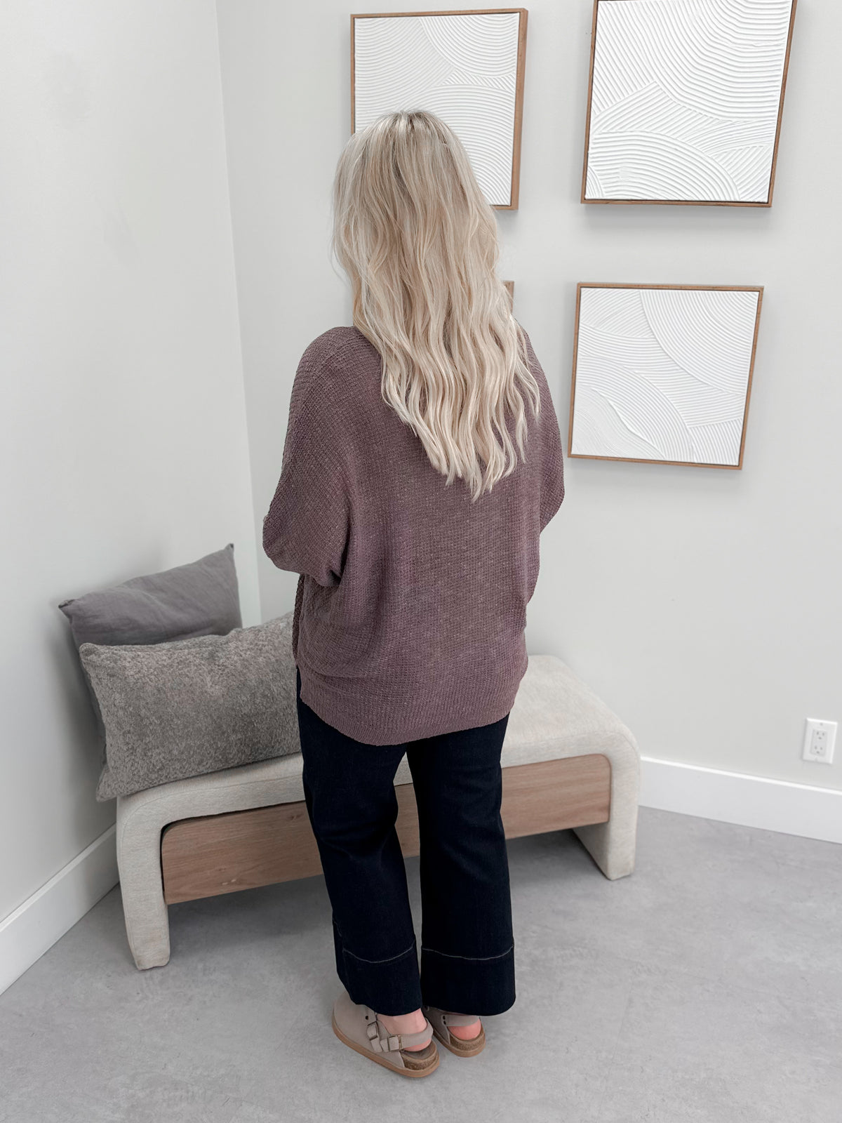 Luna Sweater in Violet