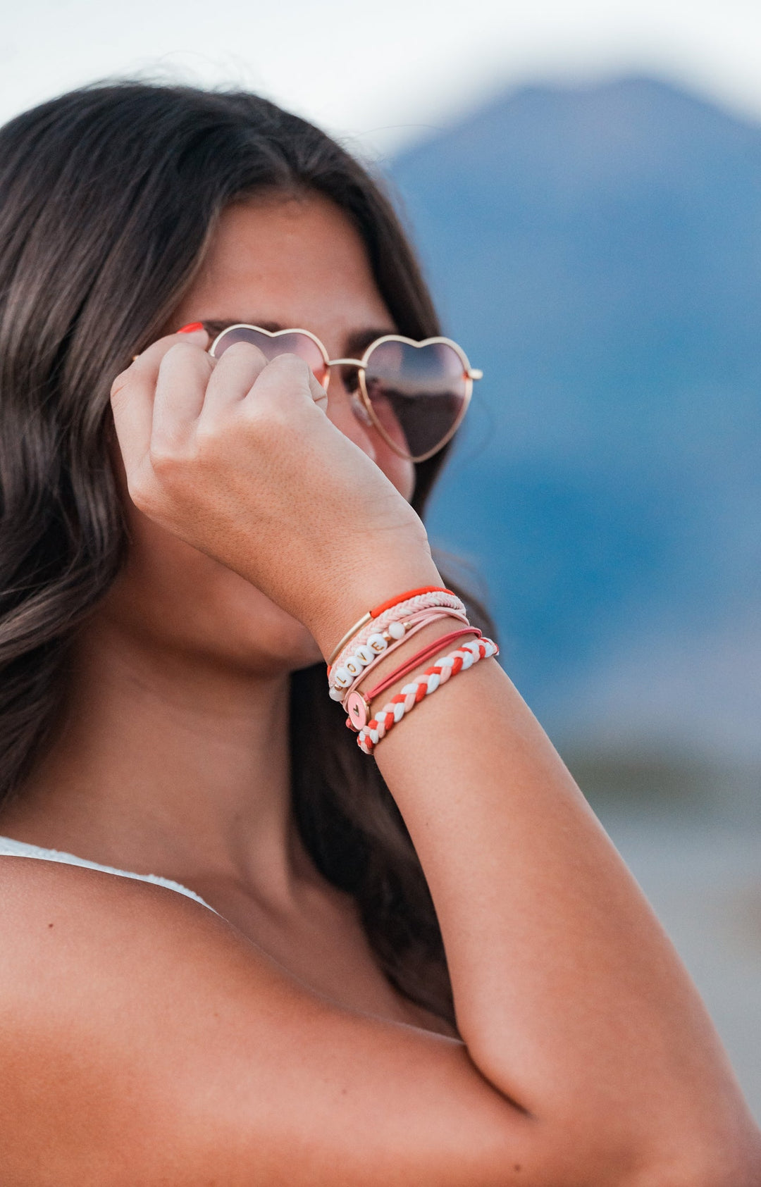 Love Hair Tie Bracelet Set by K'lani
