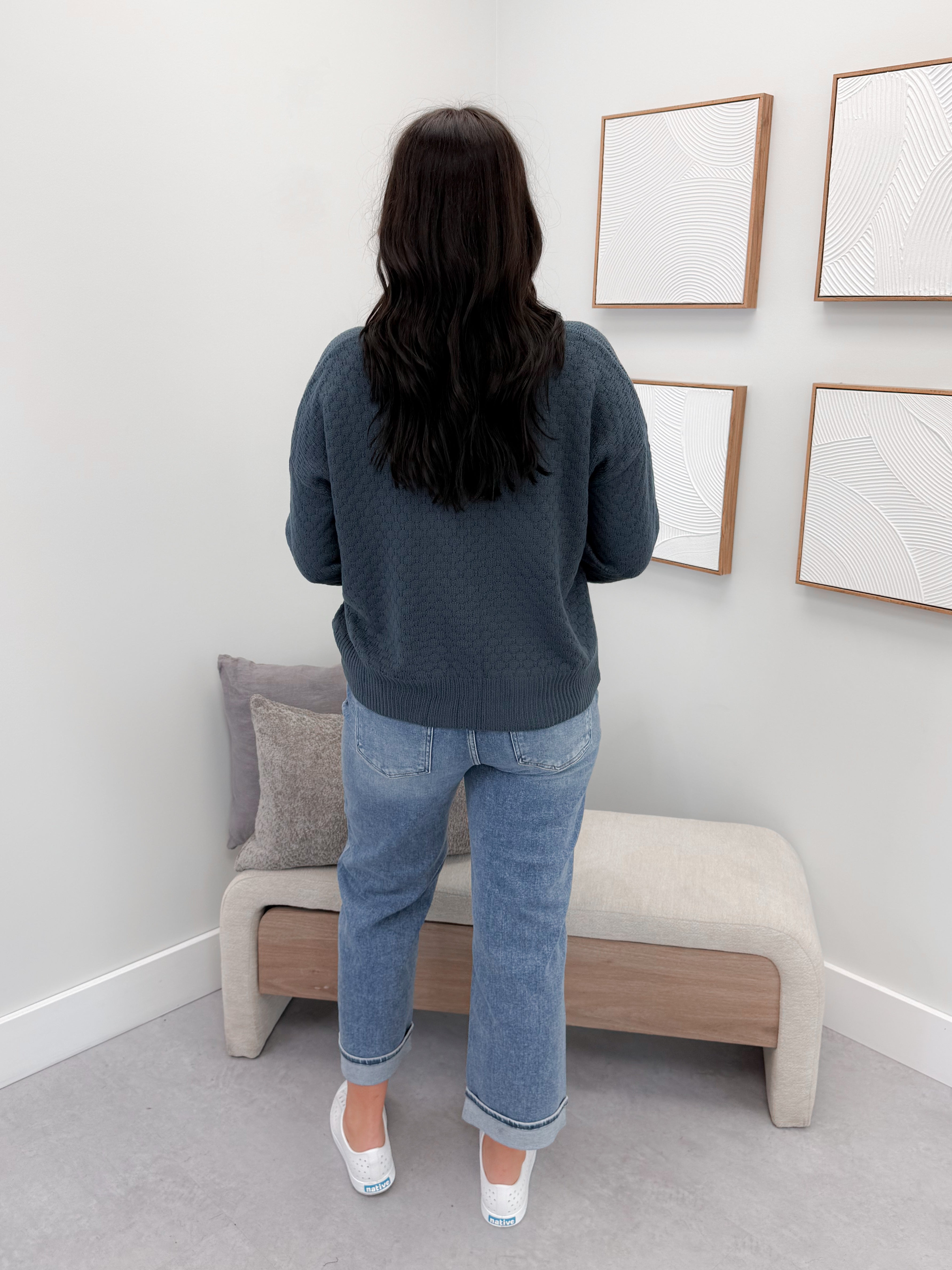 Gianna Sweater in Teal