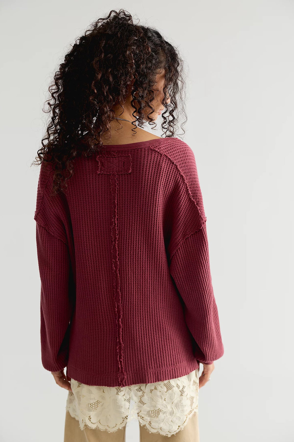Montreal Oversized Thermal Henley by Free People