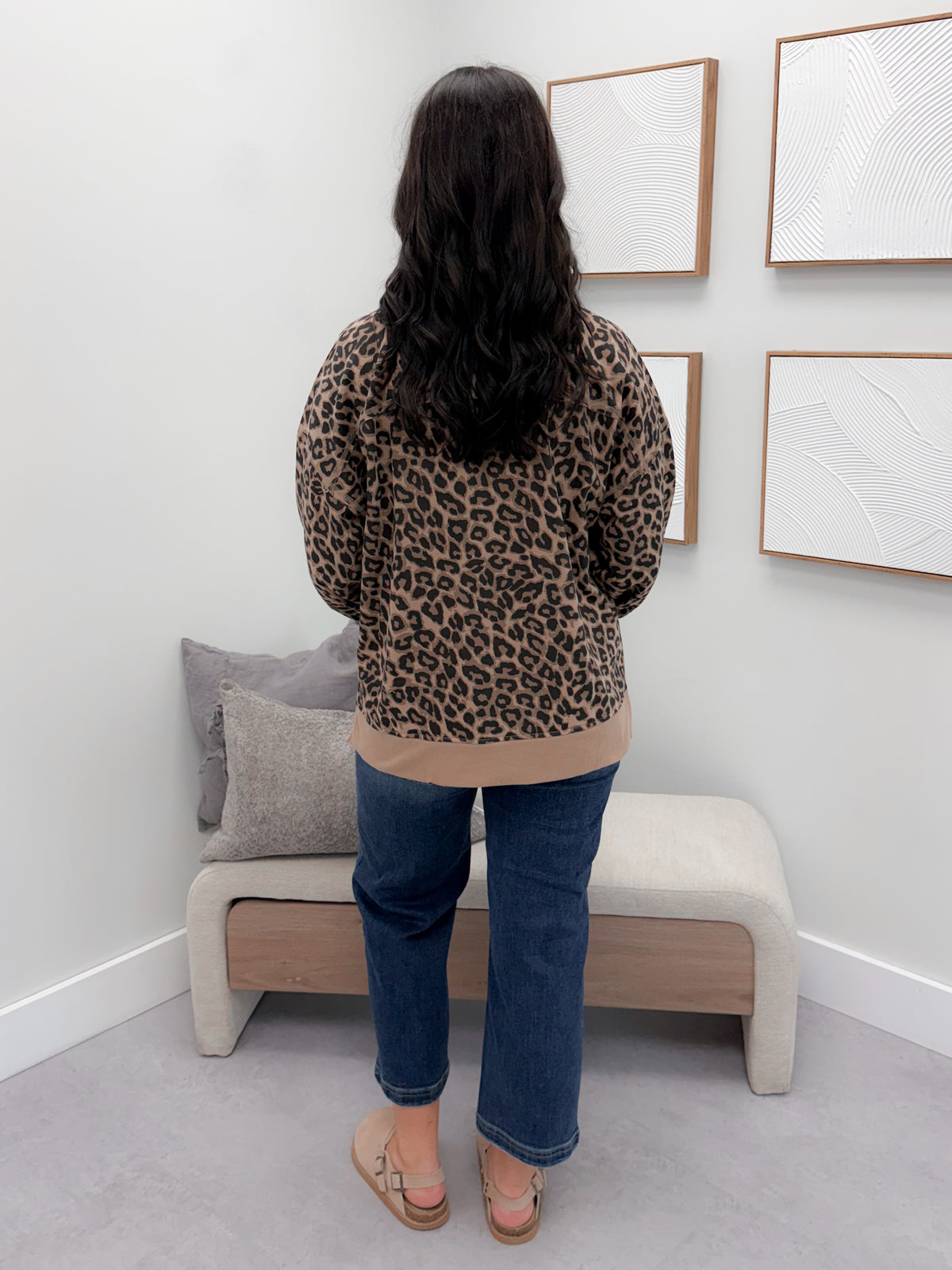 Joni Pullover in Leopard