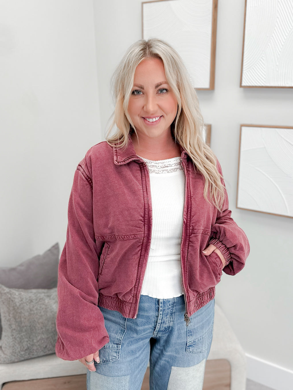 Birdie Washed Jacket by FP One