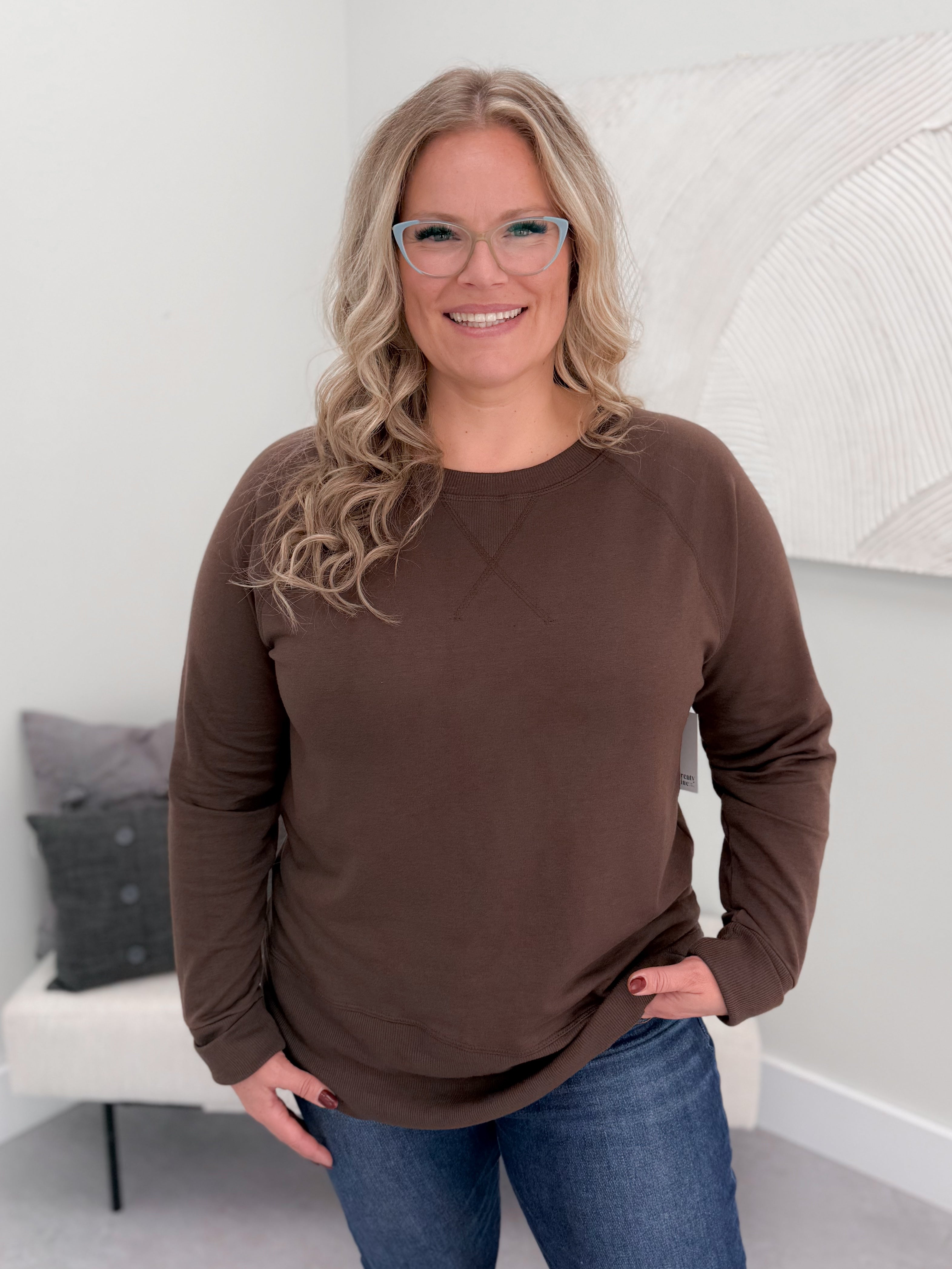 707 Long Sleeve in Espresso by Twenty Nine The Label