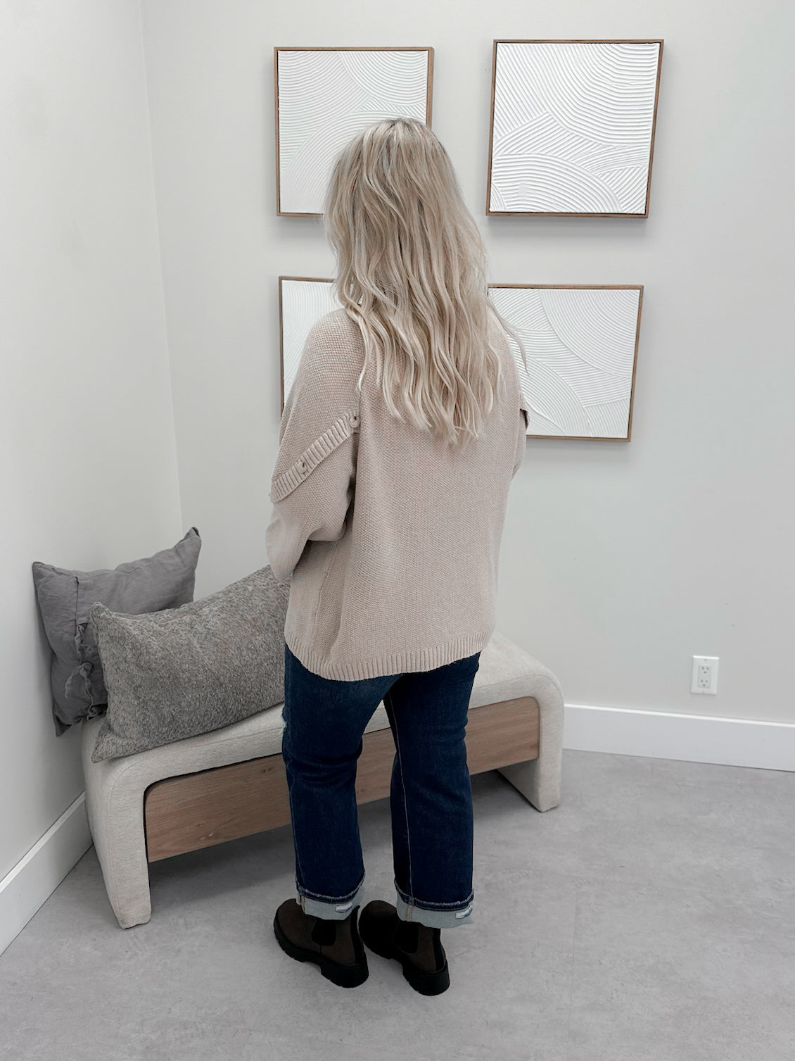 Gwen Sweater in Dune