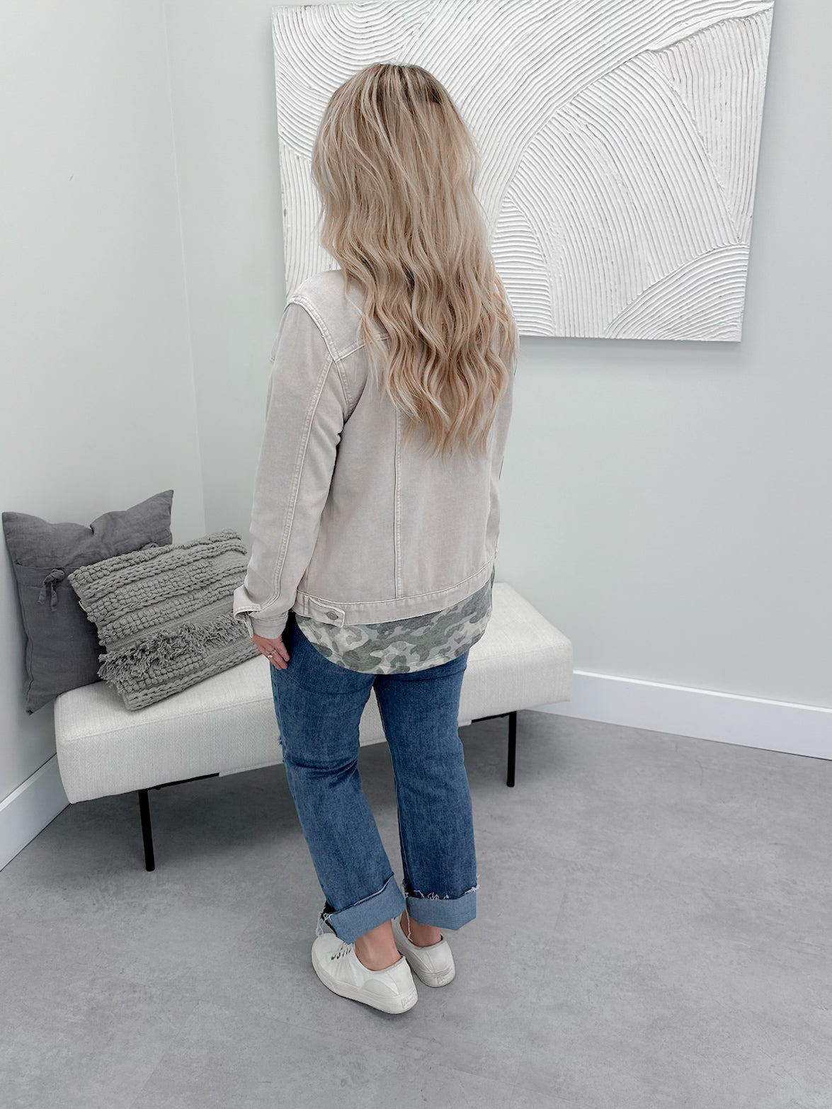 Amelia Jacket in Stone - Small