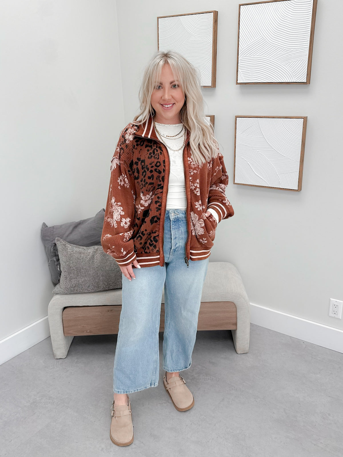 Print Mix Cardi by Free People