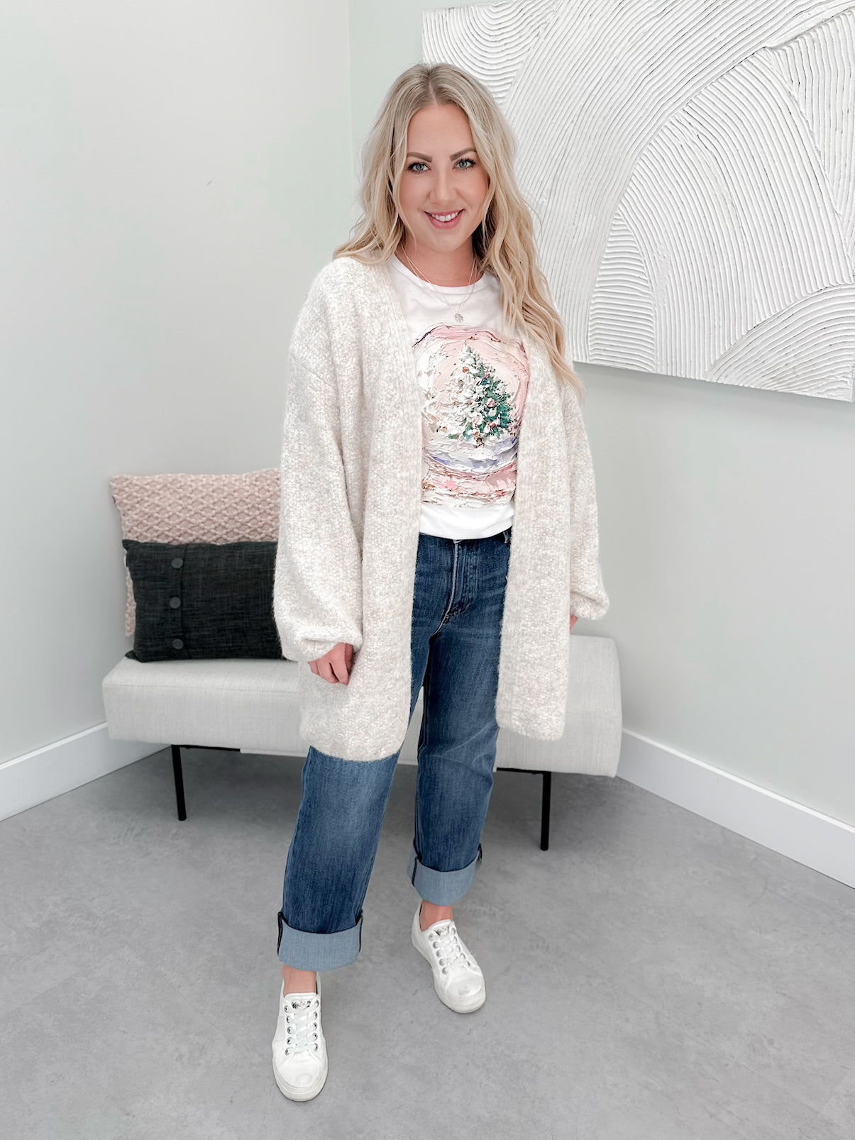 Ember Cardigan in Oat