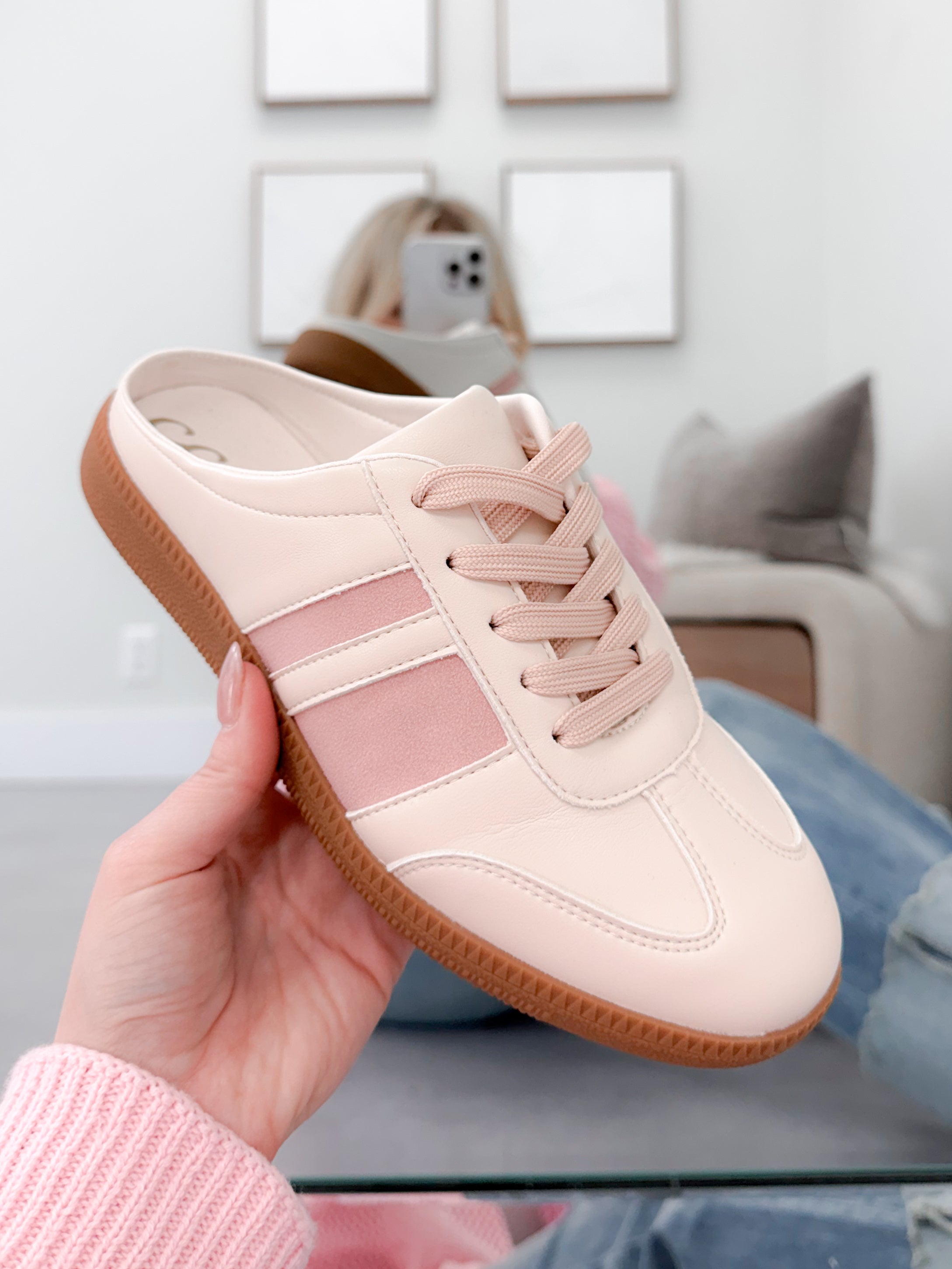 Brenda Slip On Shoe in Blush