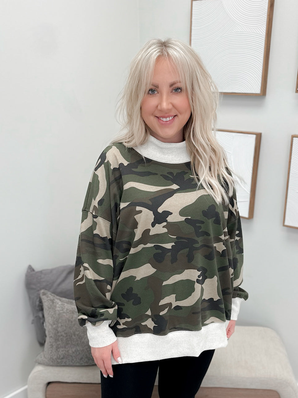 Parker Pullover in Camo