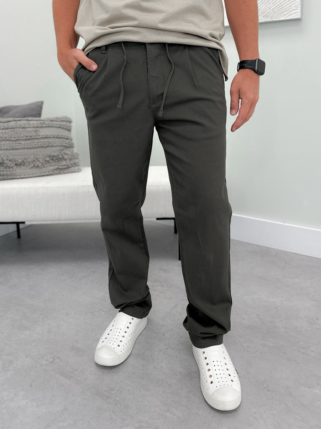 Mens Wilder Pants in Army