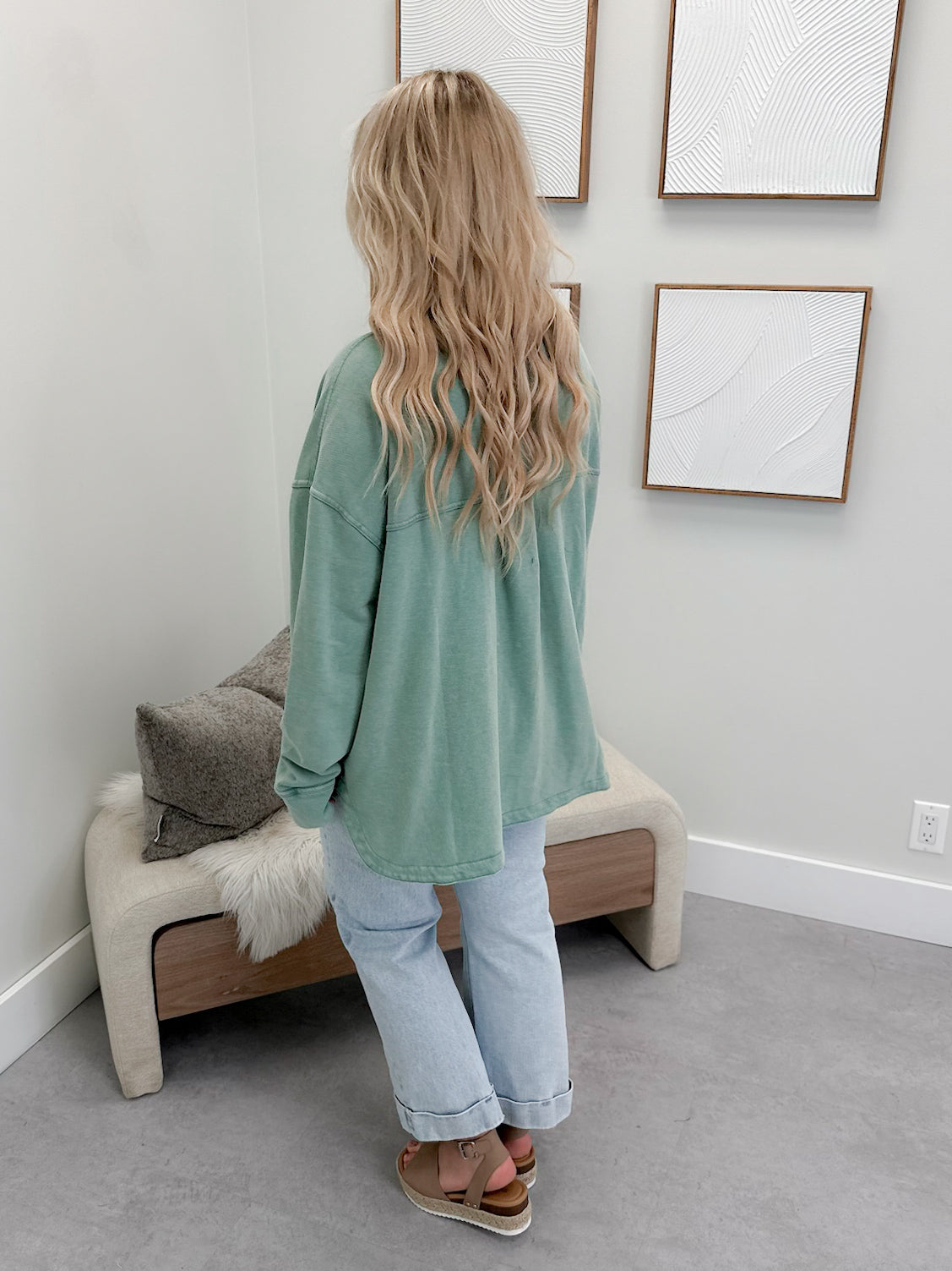 Sammy Shacket in Sage