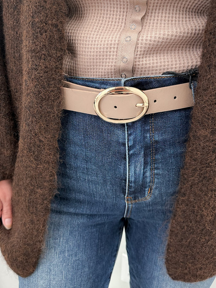 Britt Belt in Taupe