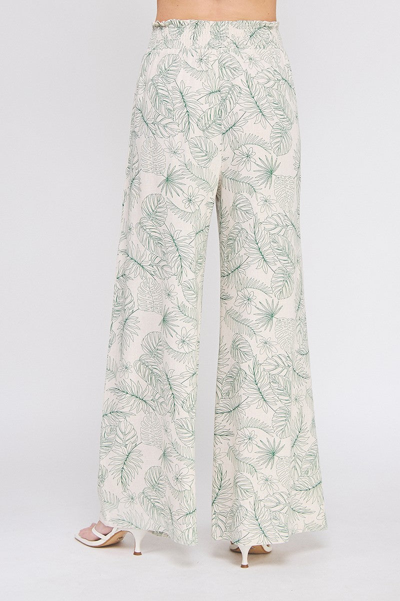 Harmonia Pants in Green Leaf