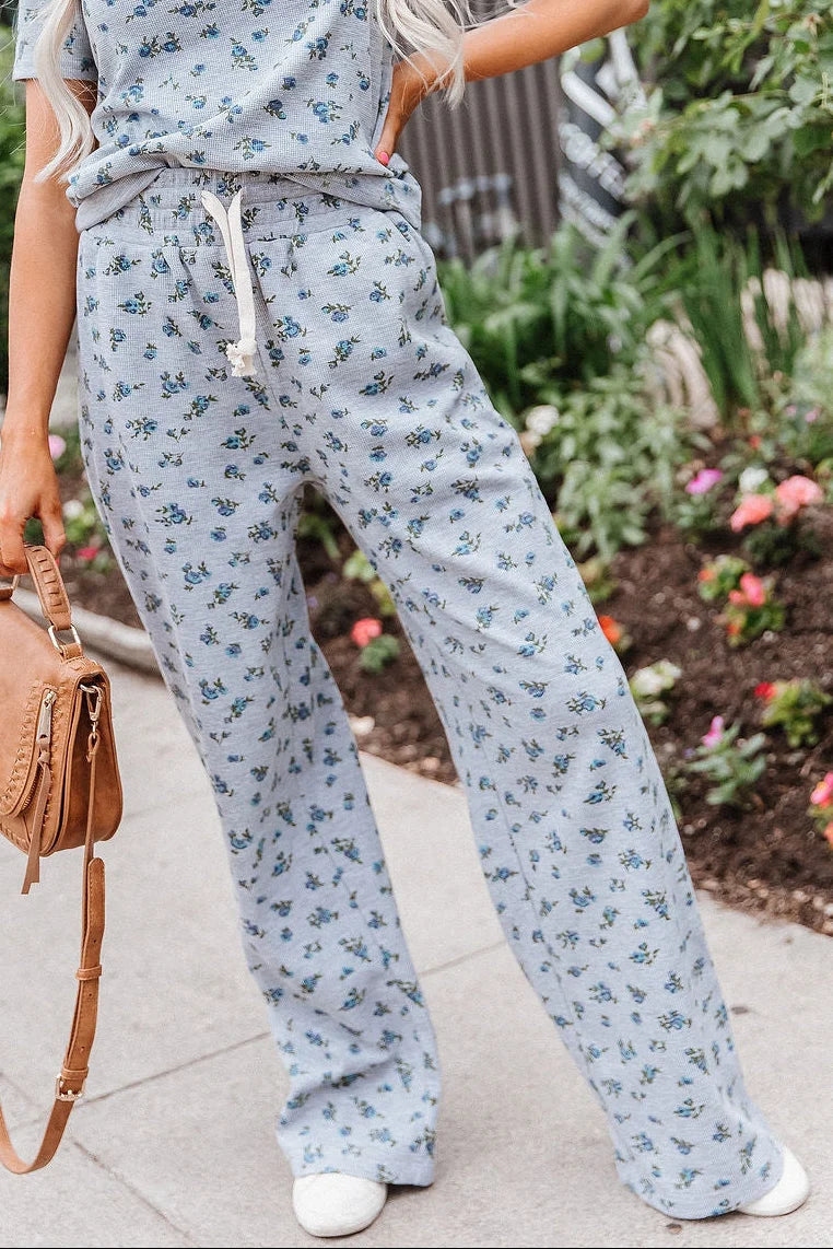 Waffle 24/7 Pant in Garden Girl by Ampersand Avenue