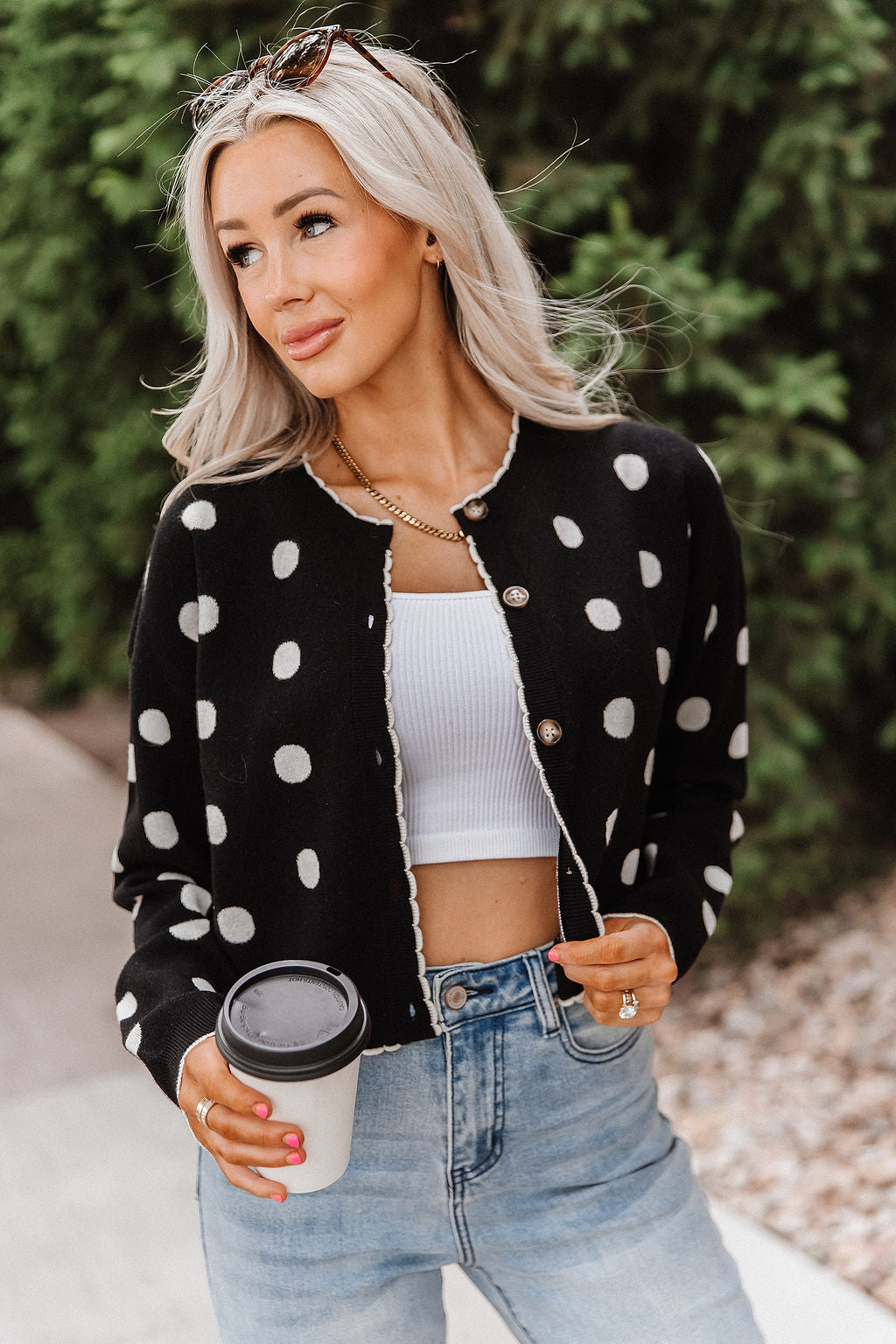 Cozy Knit Cardigan in Full Circle by Ampersand Ave