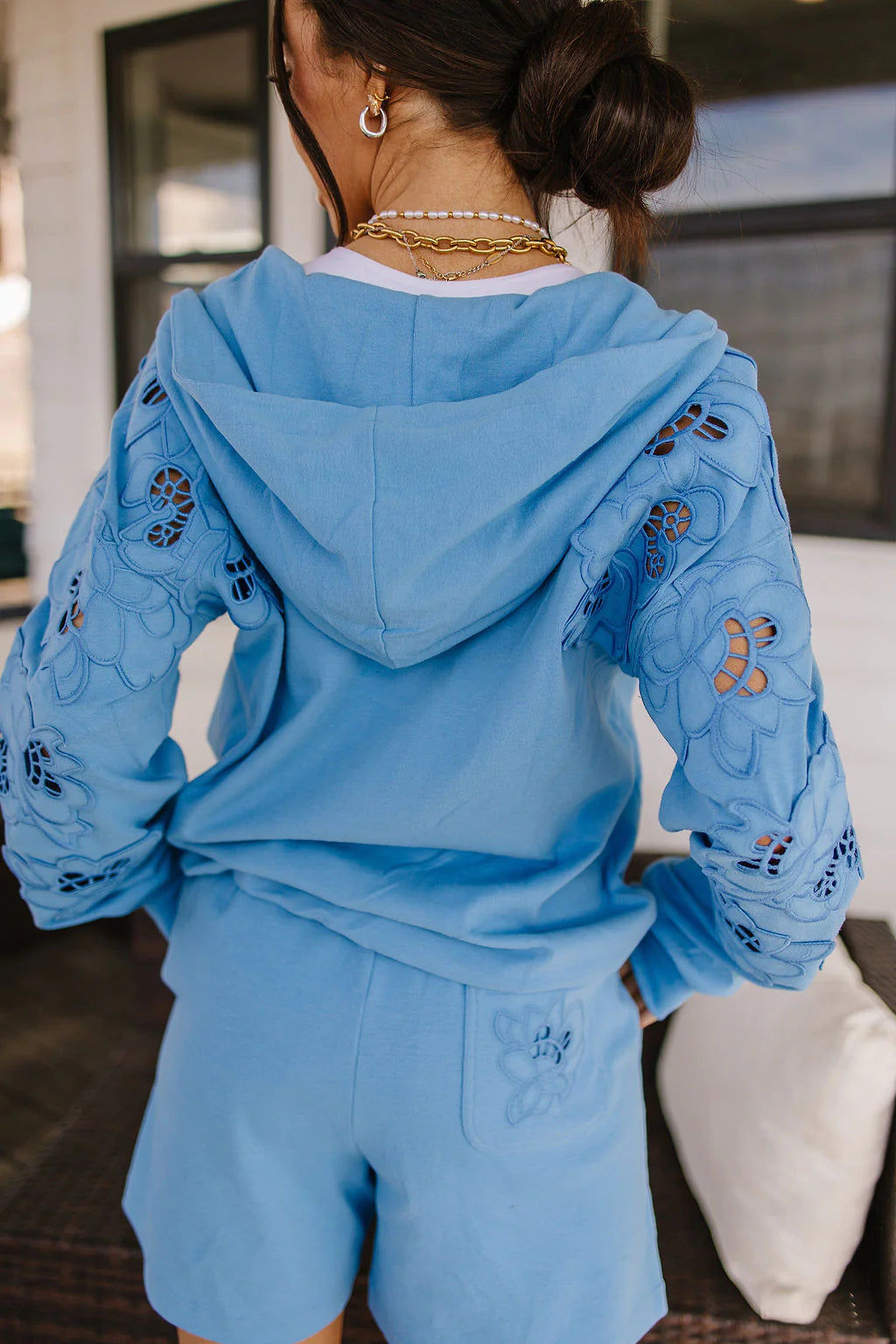 University Fullzip in Love Story Blueberry by Ampersand Avenue