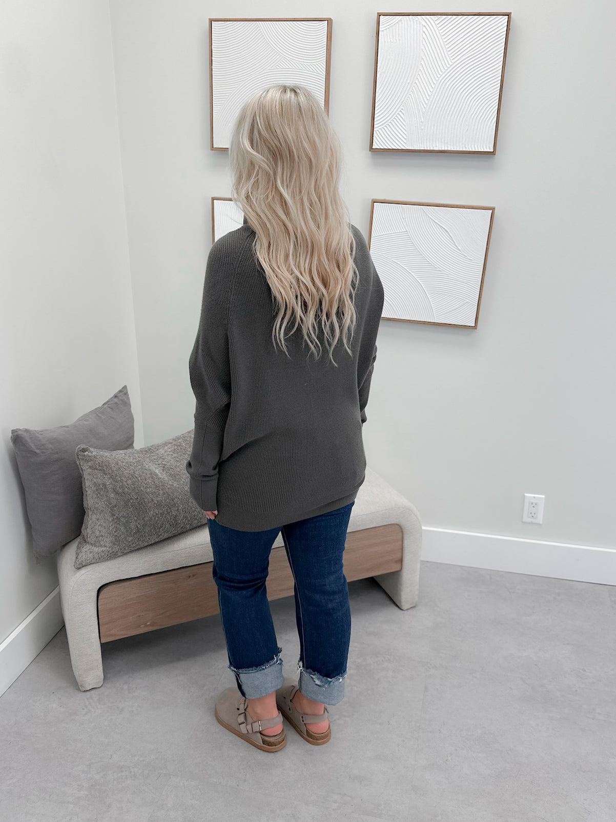 1129 Sweater in Iron by Twenty Nine The Label