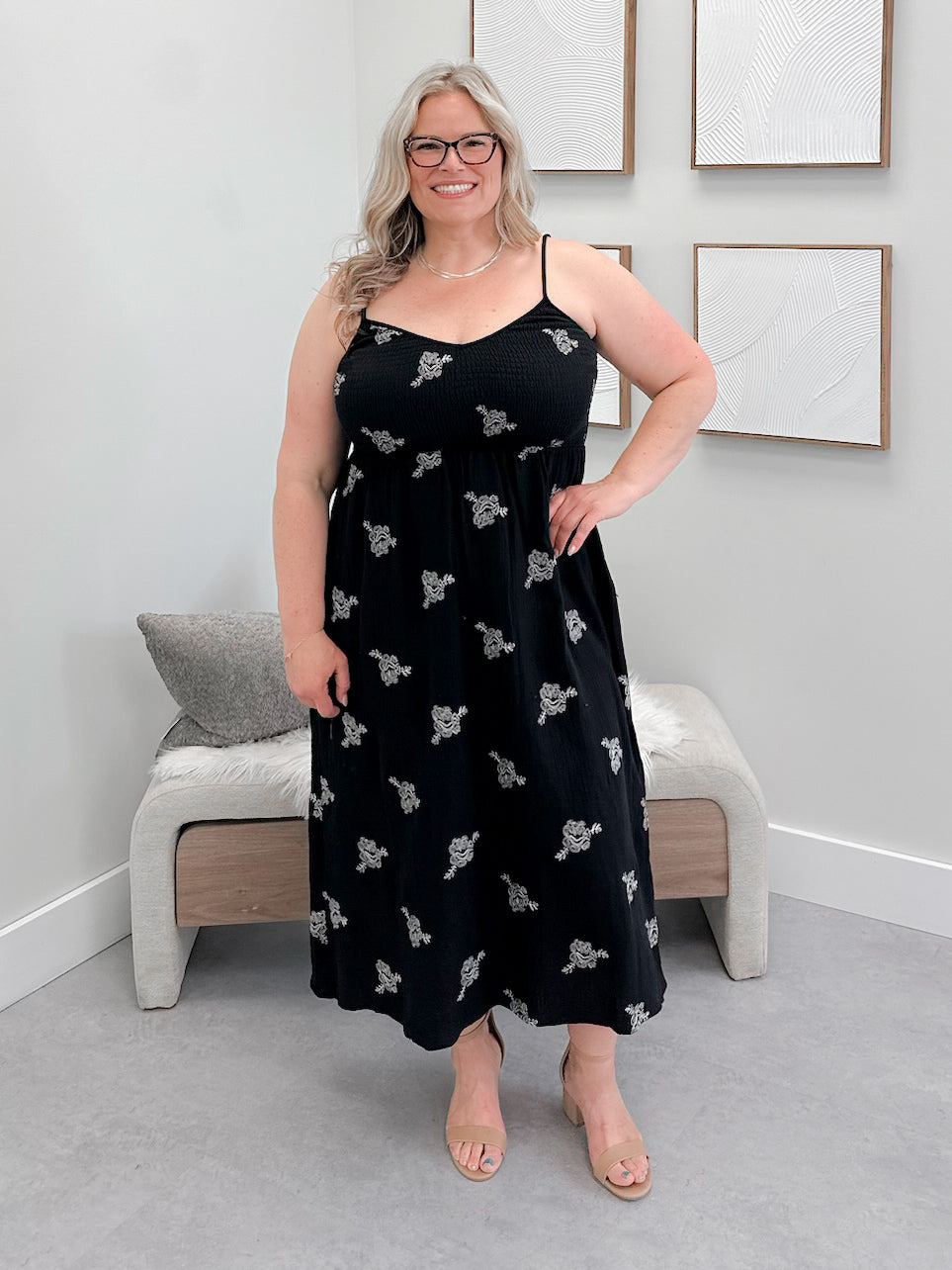 Maldives Dress in Black