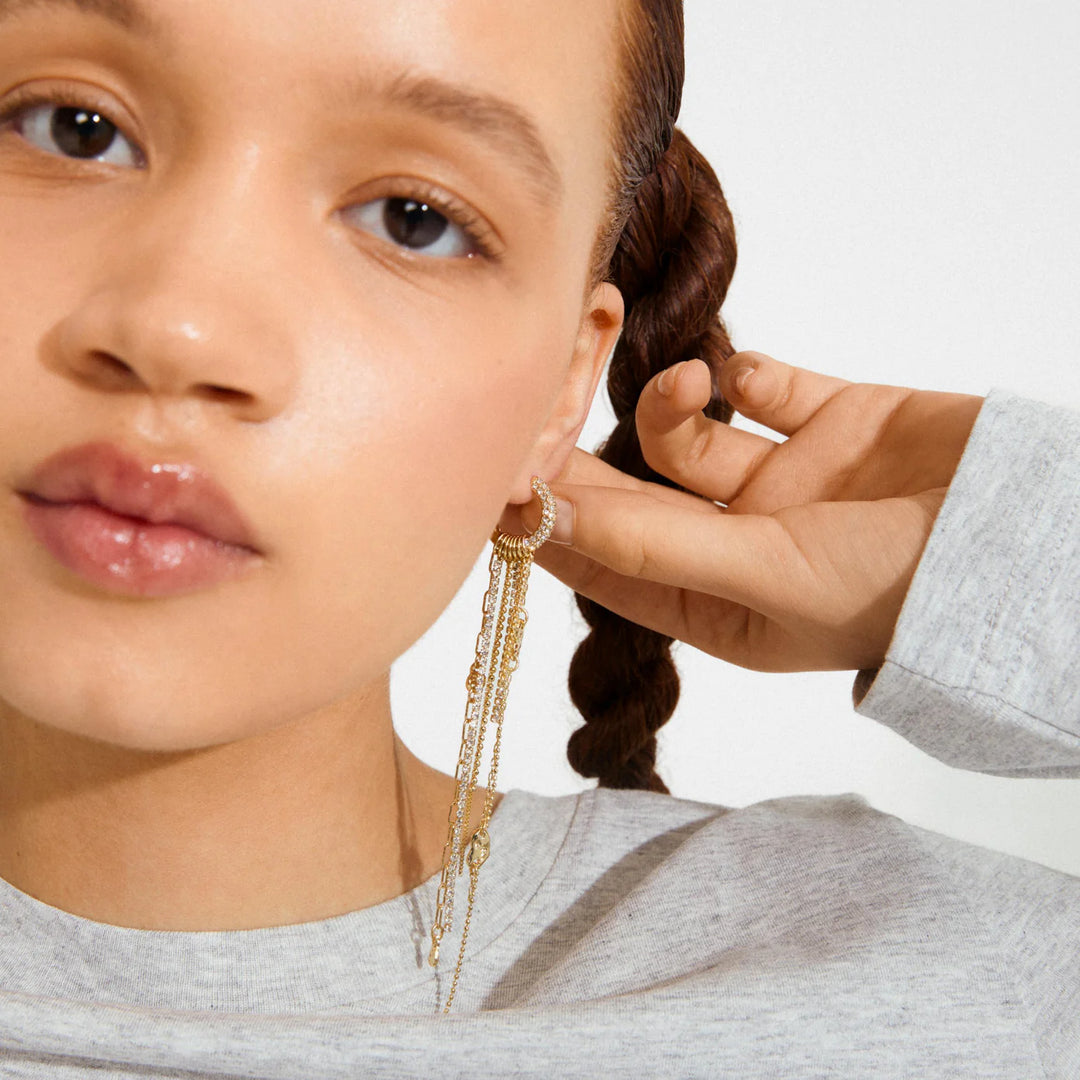 Dripping Hoop Earring