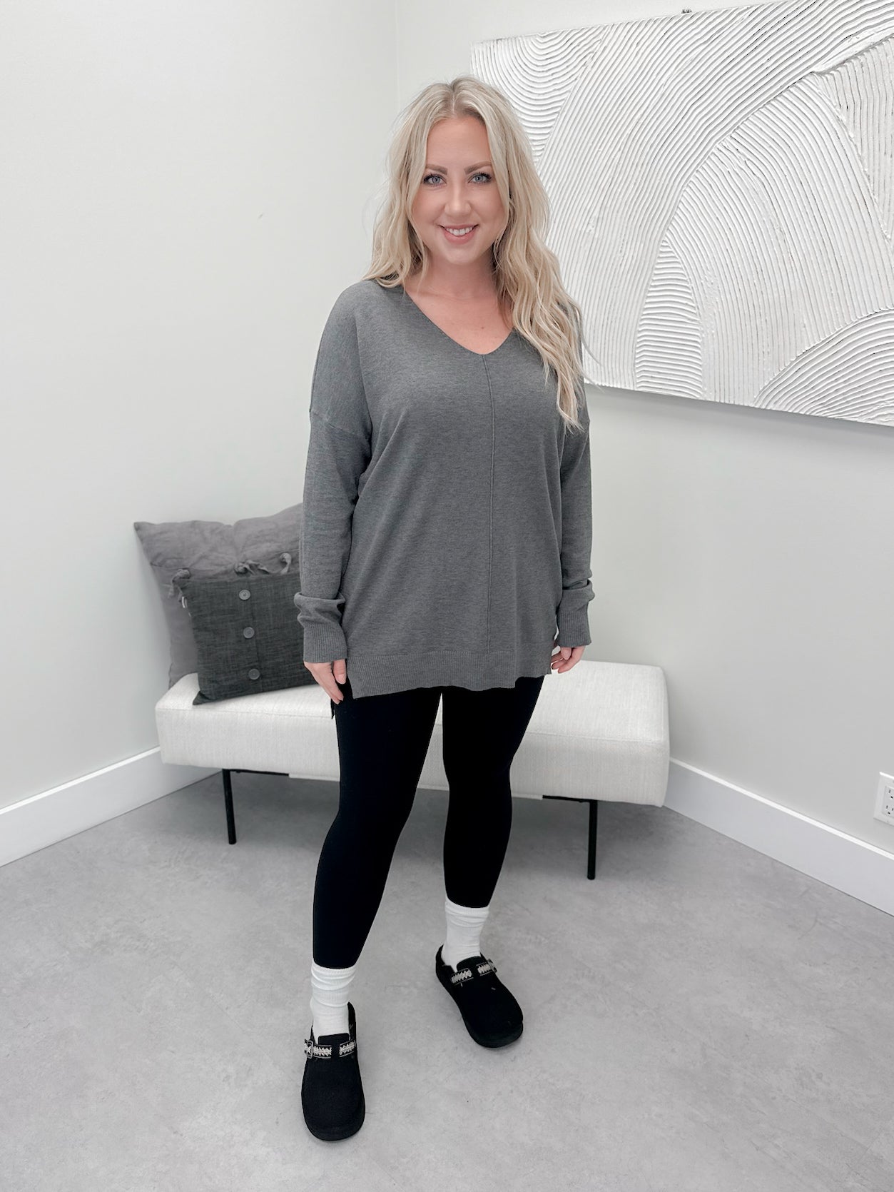 Dreamers Sweater in Charcoal