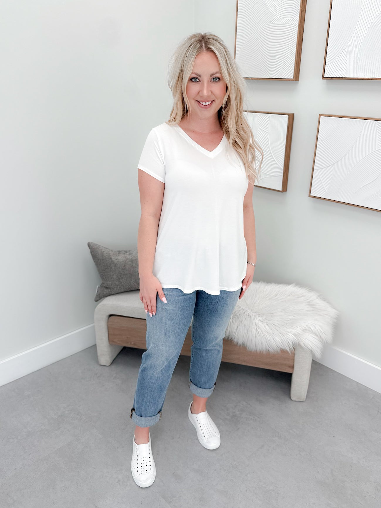 Marion Tee in Coconut