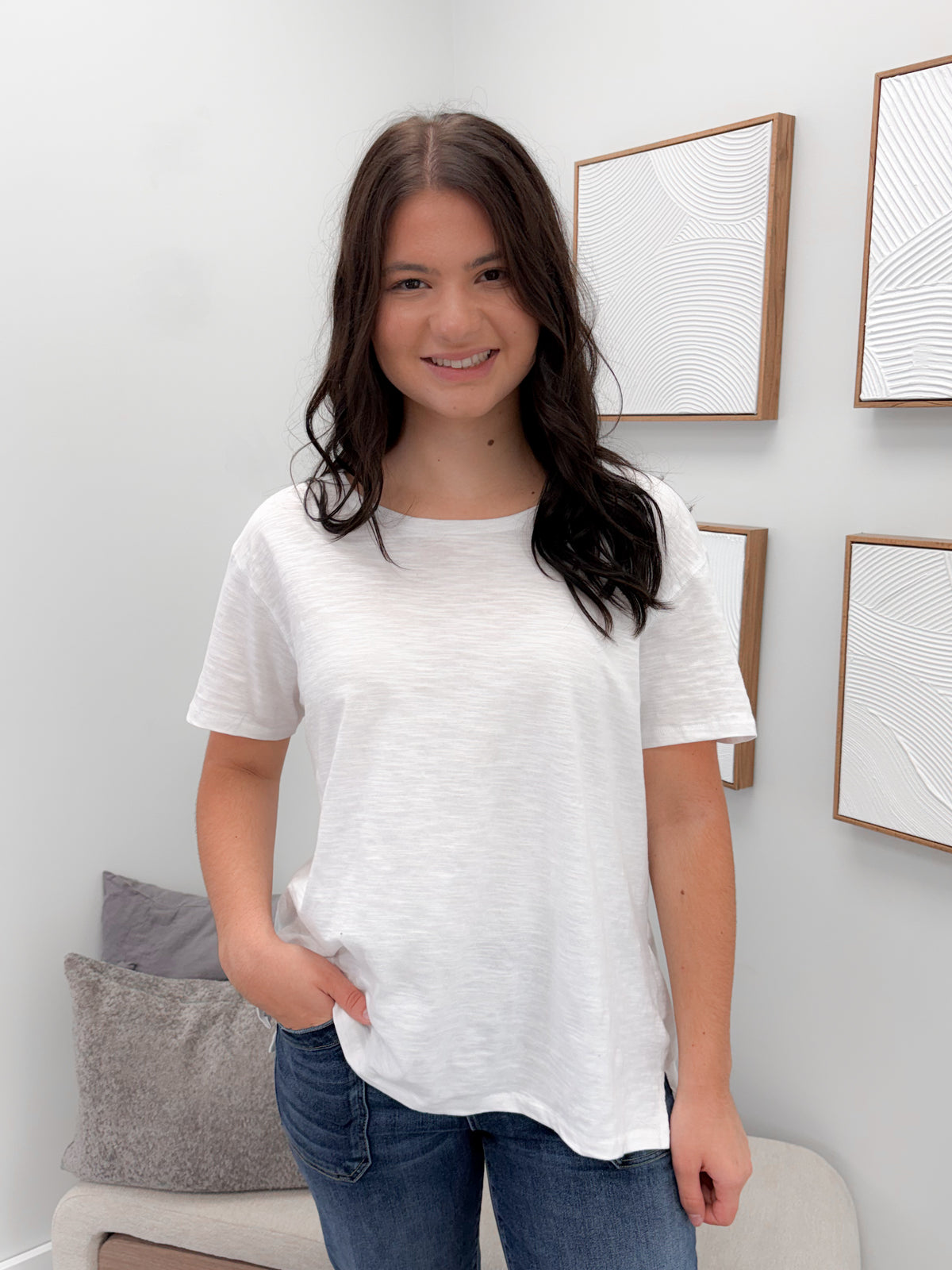 209 Tee in White by Twenty Nine The Label
