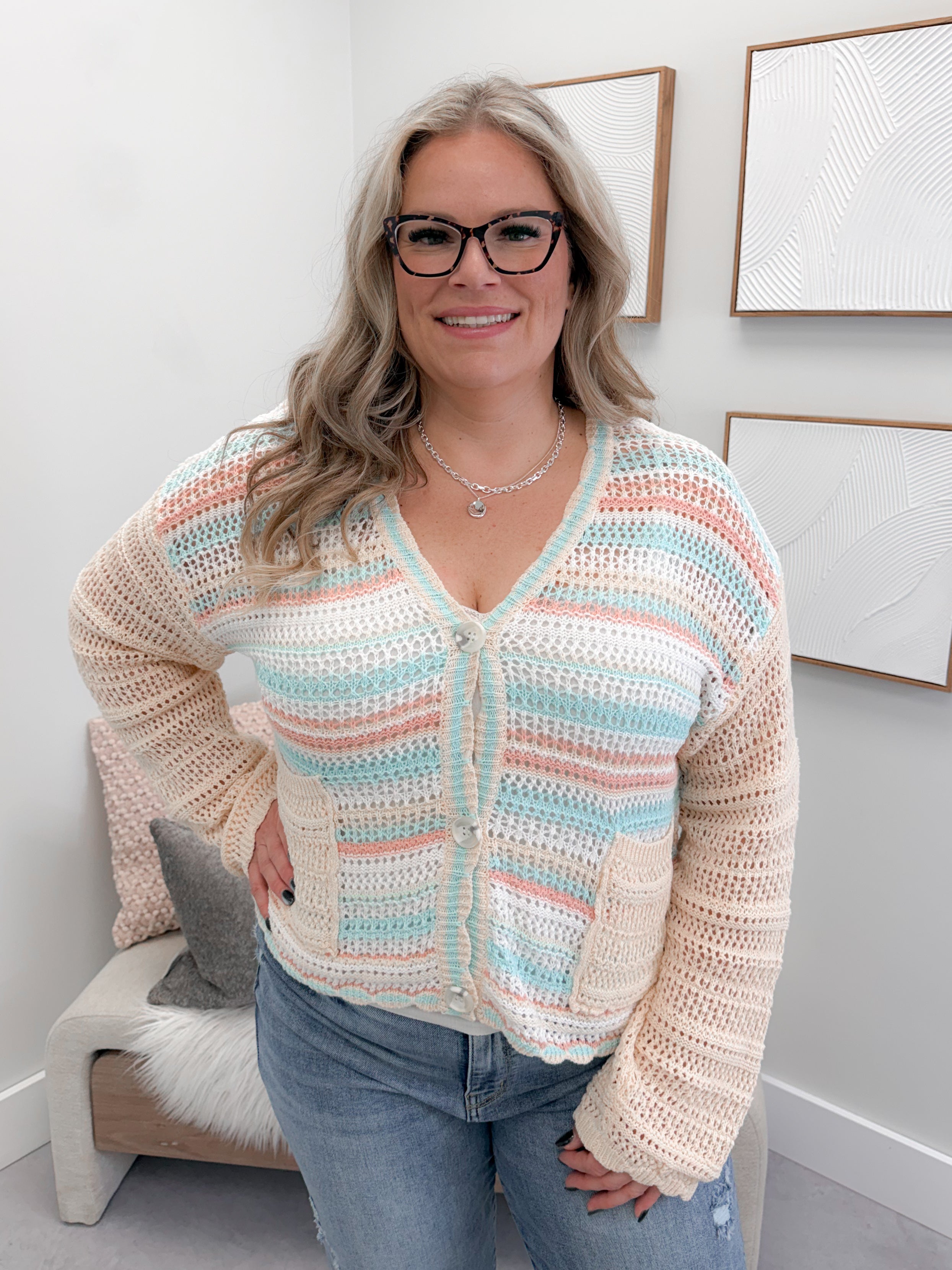 Sami Cardi in Multi Stripe