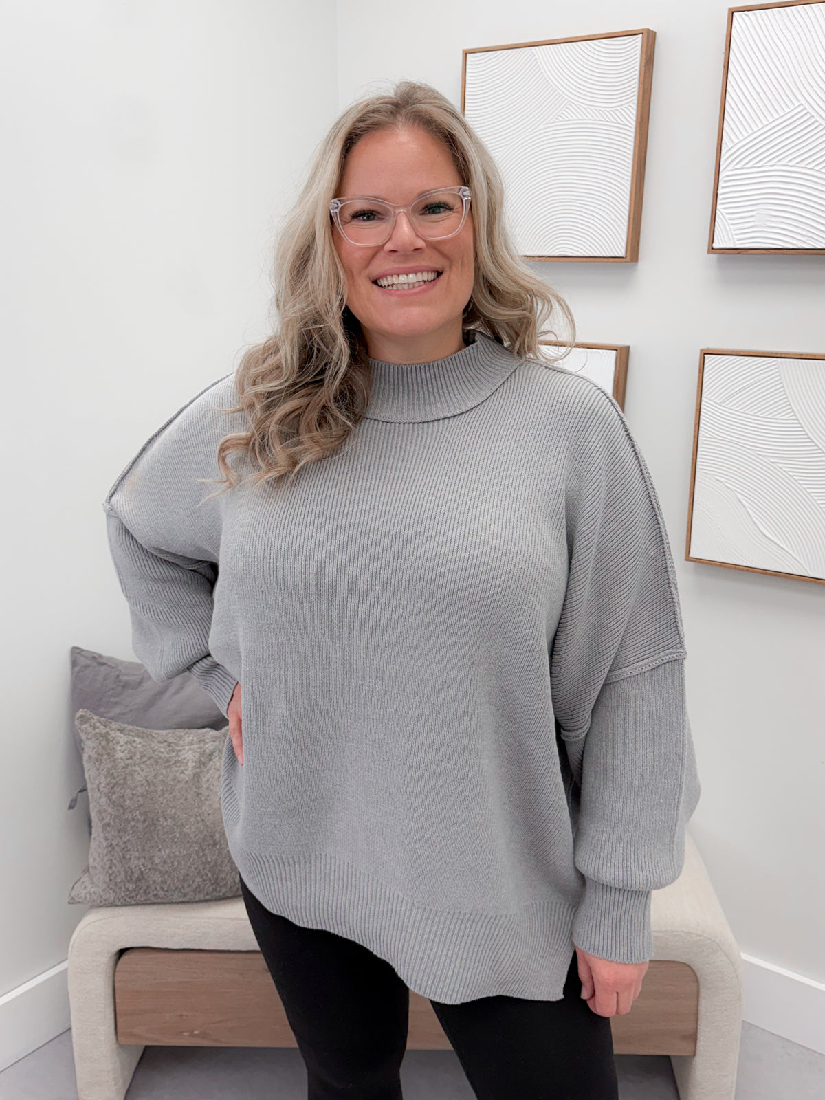 Eliana Sweater in Grey