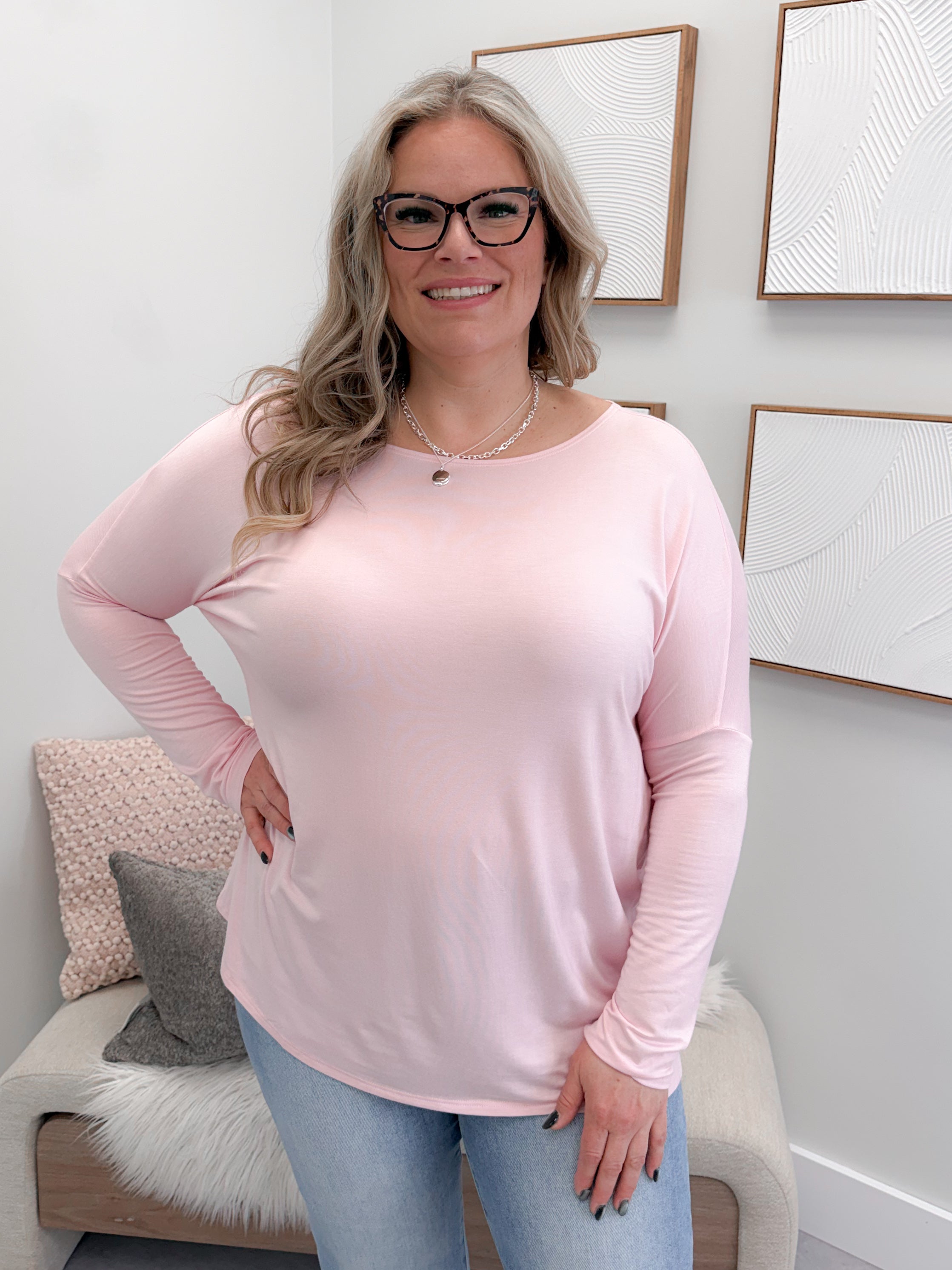 906 Long Sleeve by Twenty Nine The Label in Pink