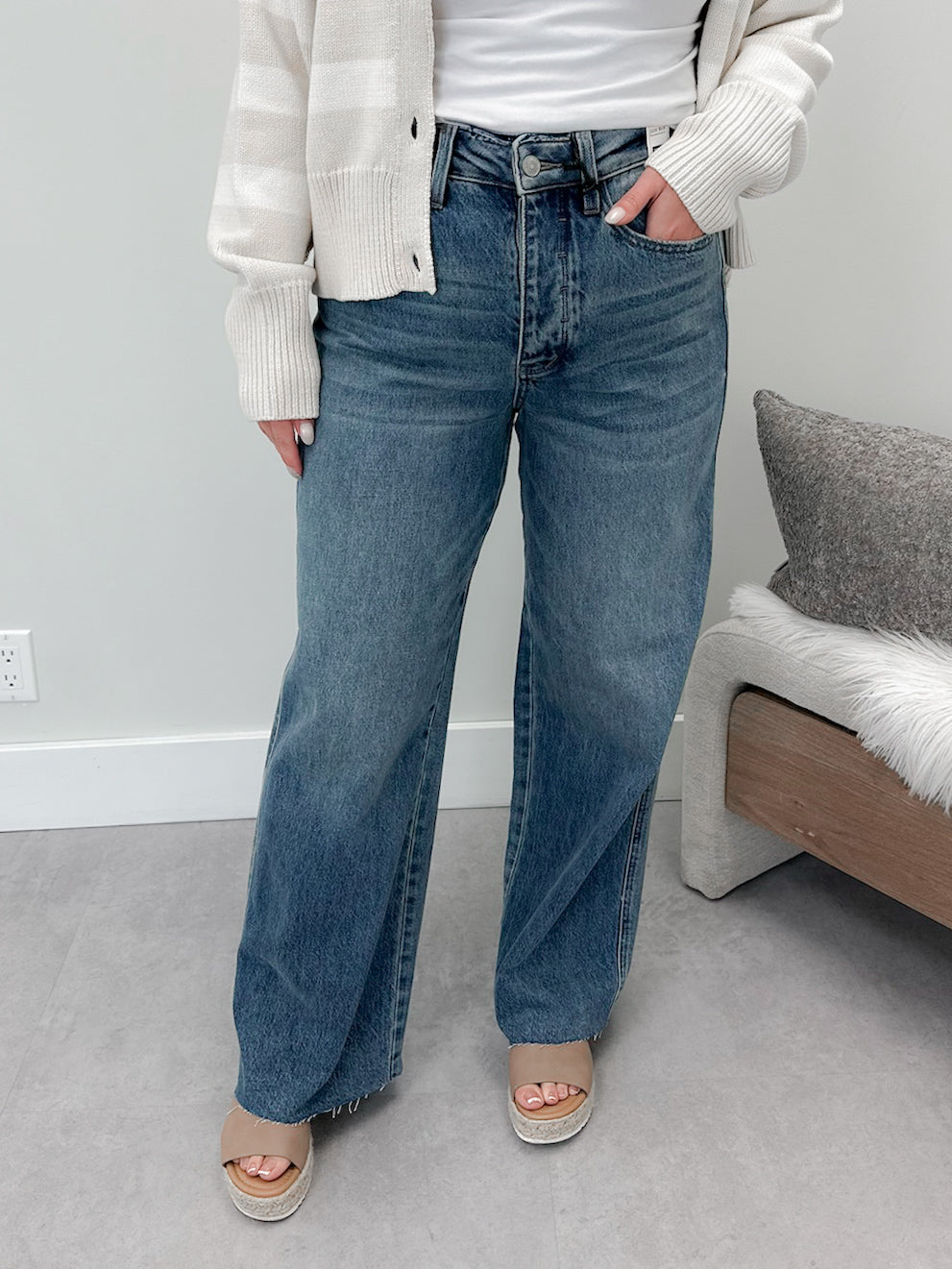Miller Rigid Front Baggy Jeans by Judy Blue
