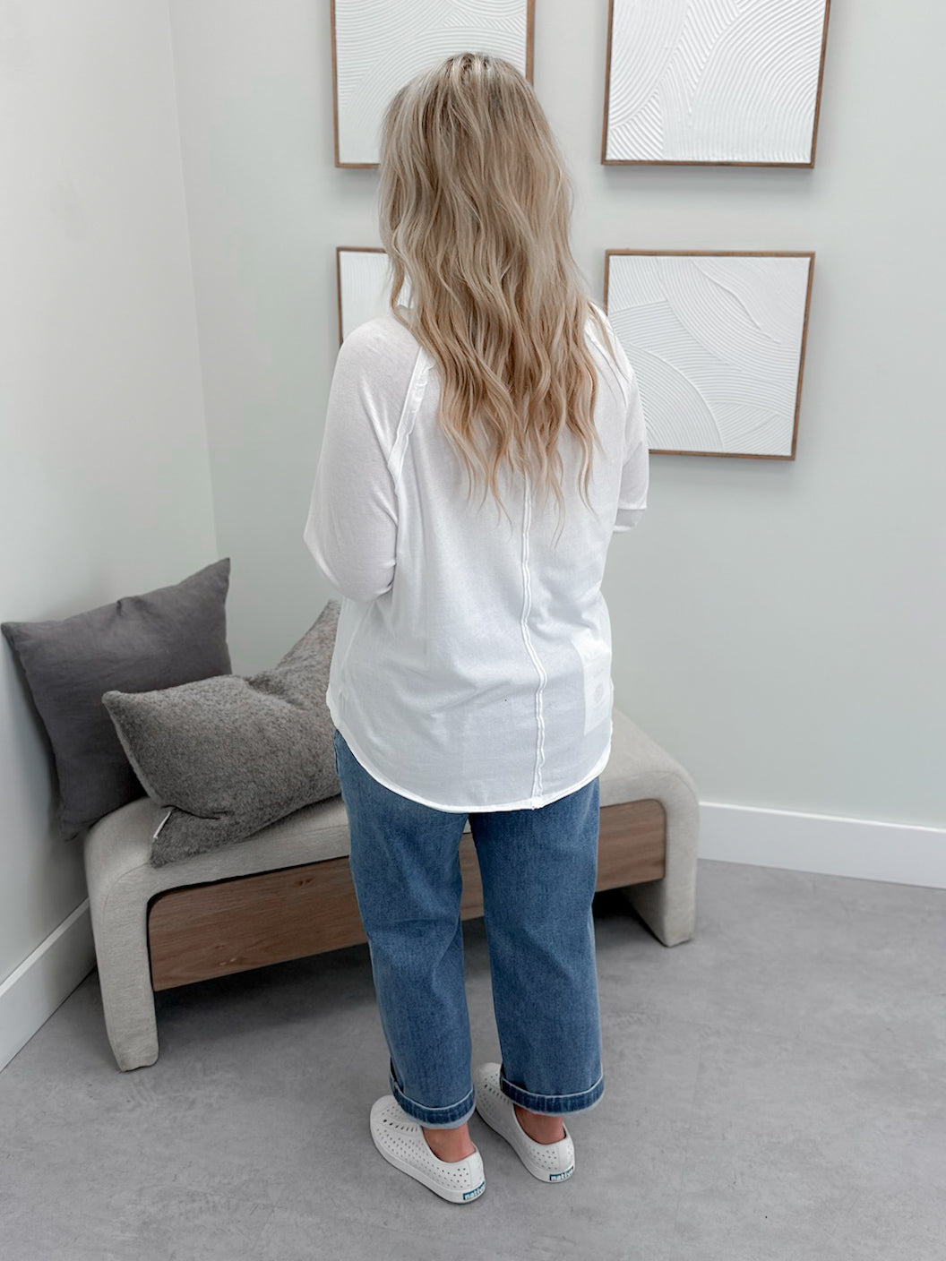 Harlyn Long Sleeve in Cloud