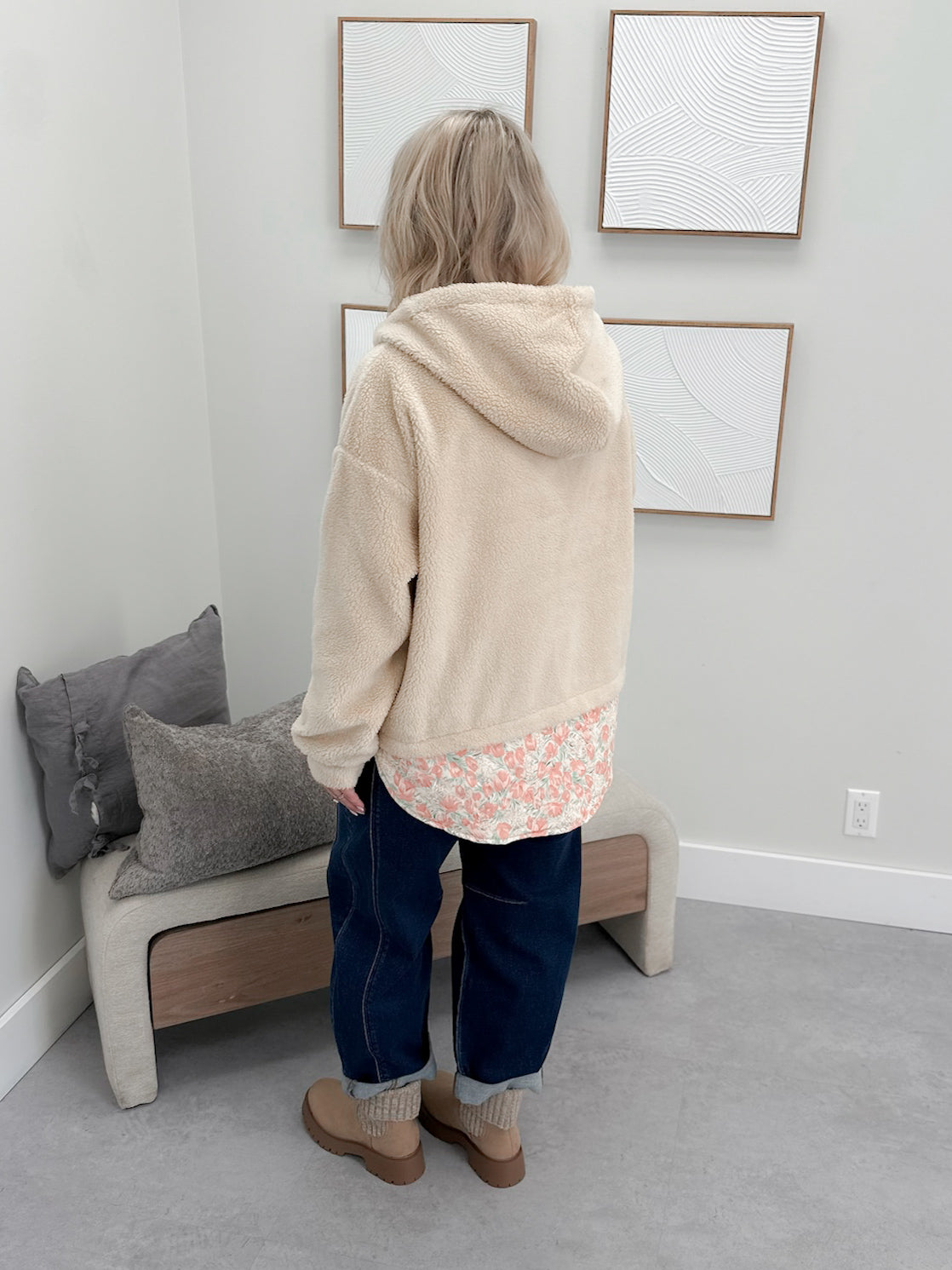 Odessa Jacket in Teddy Taupe