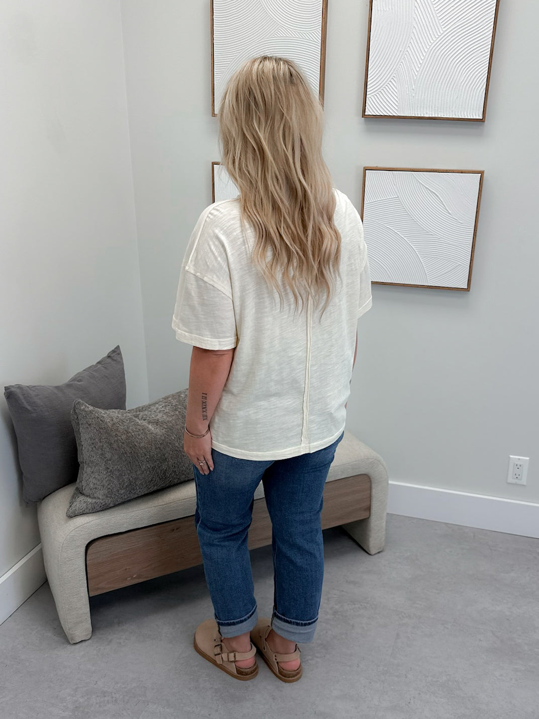 Avril Tee in Oatmeal