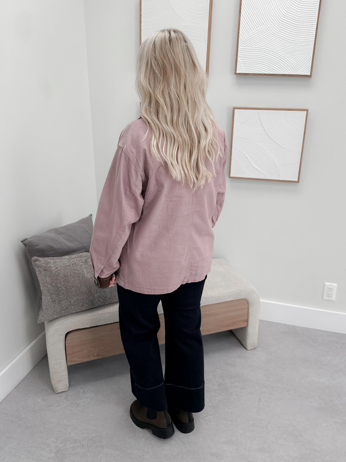 Lottie Jacket in Mauve