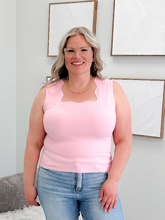 Merienne Tank in Pink