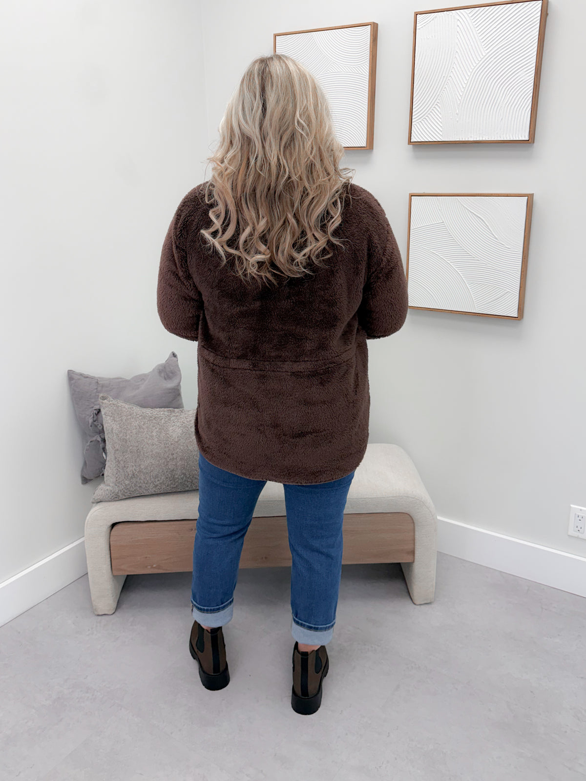 Bently Dream Plush Jacket in Espresso