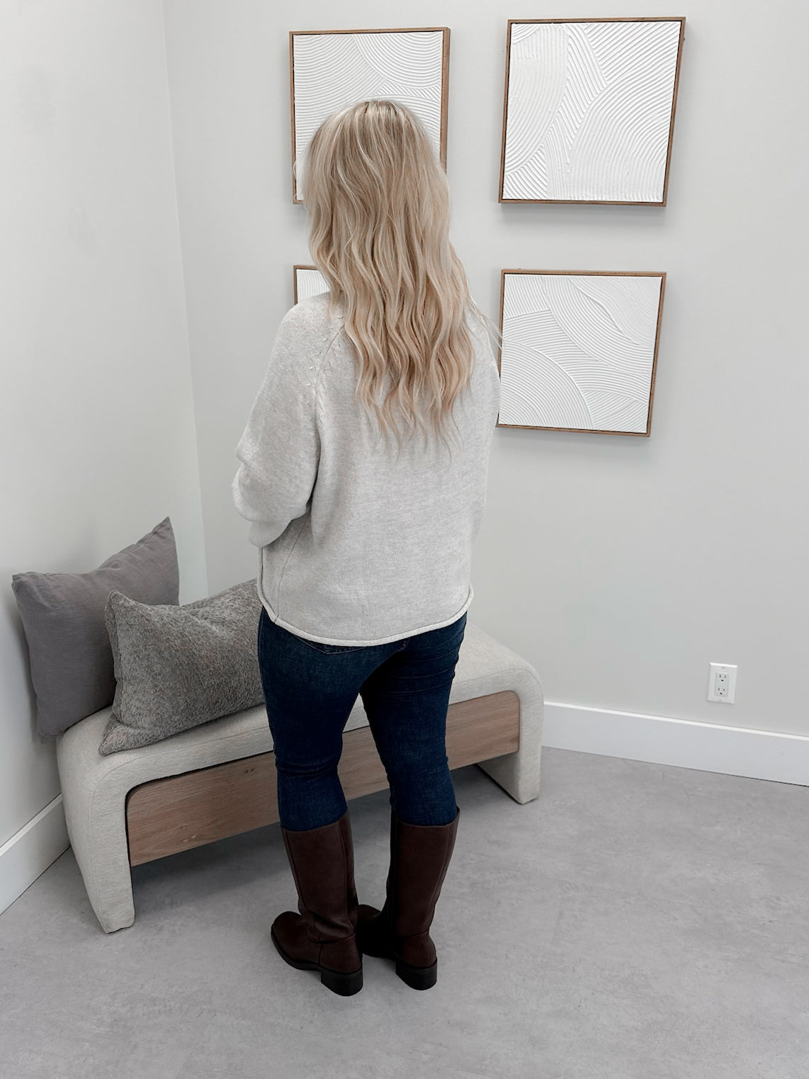 Cove Sweater in Oat