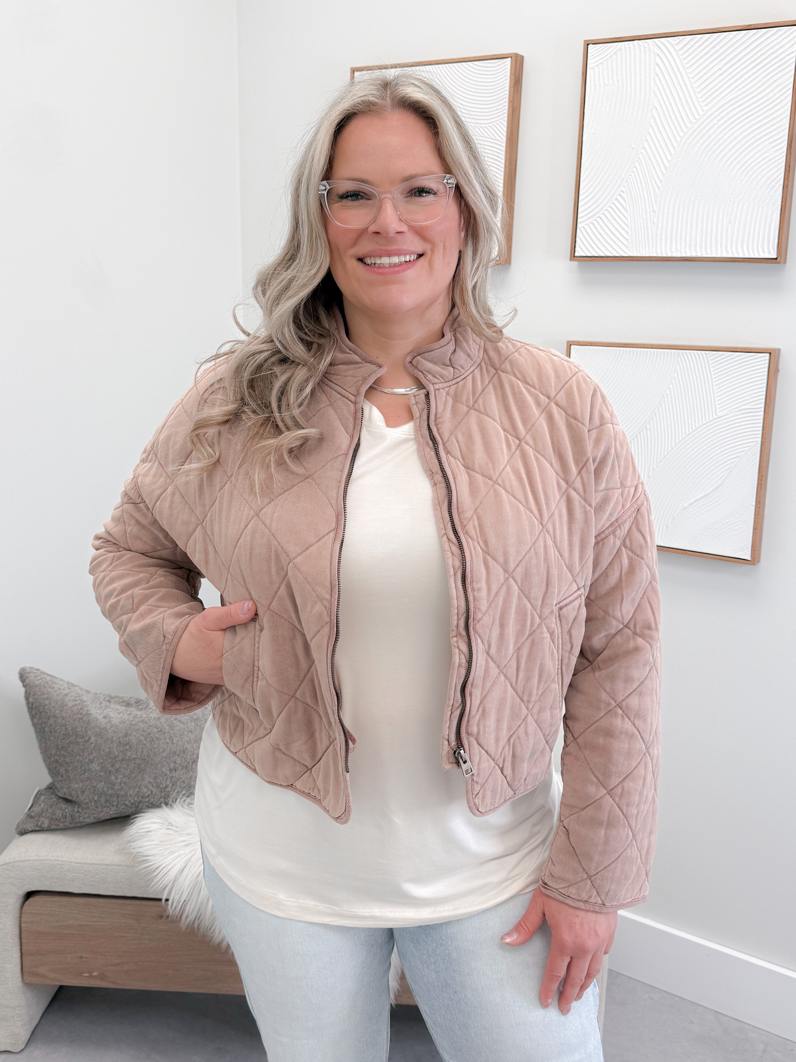 Genesis Jacket in Mauve