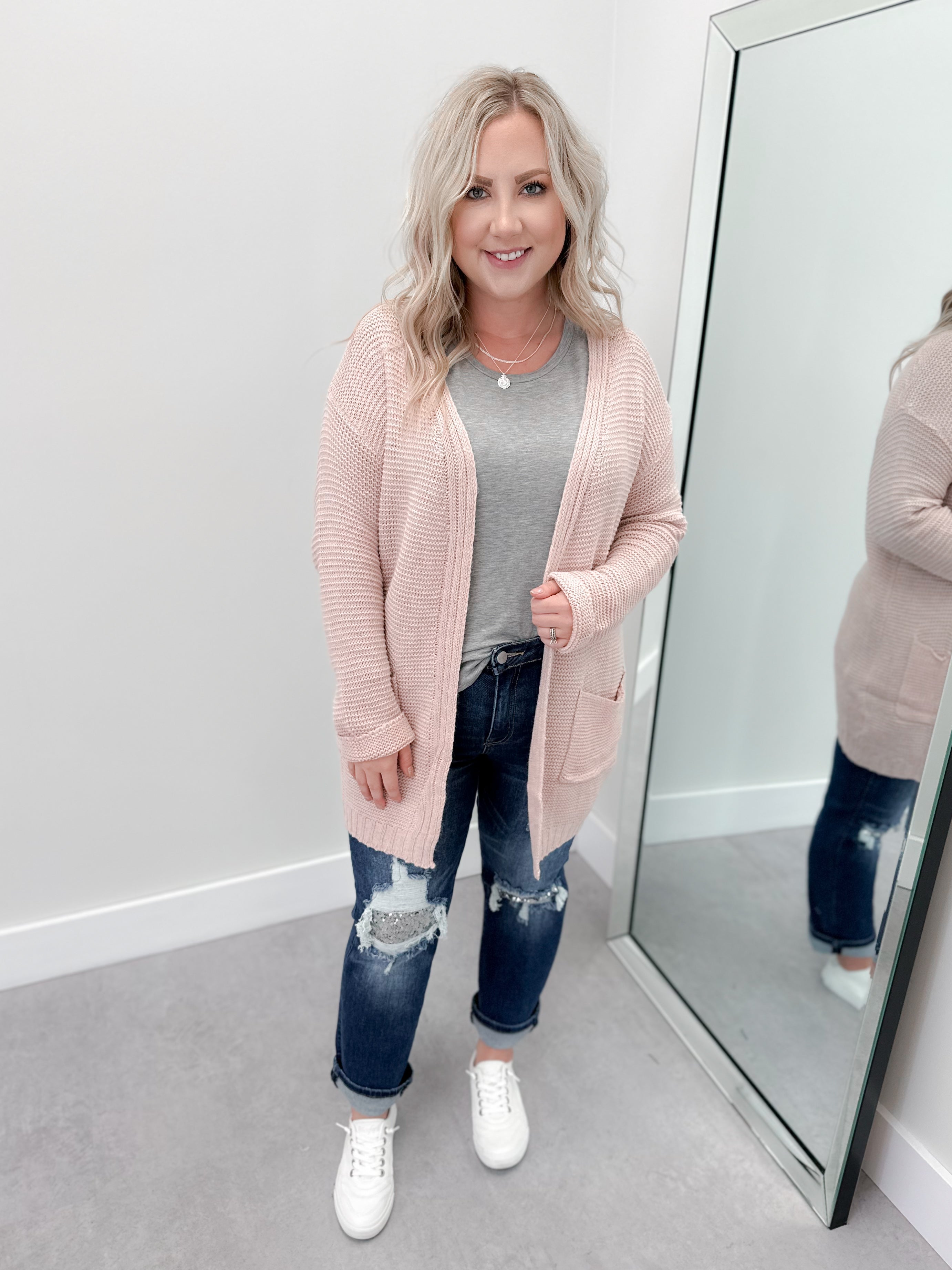 Taffy Cardi in Pink – Ash and Antler