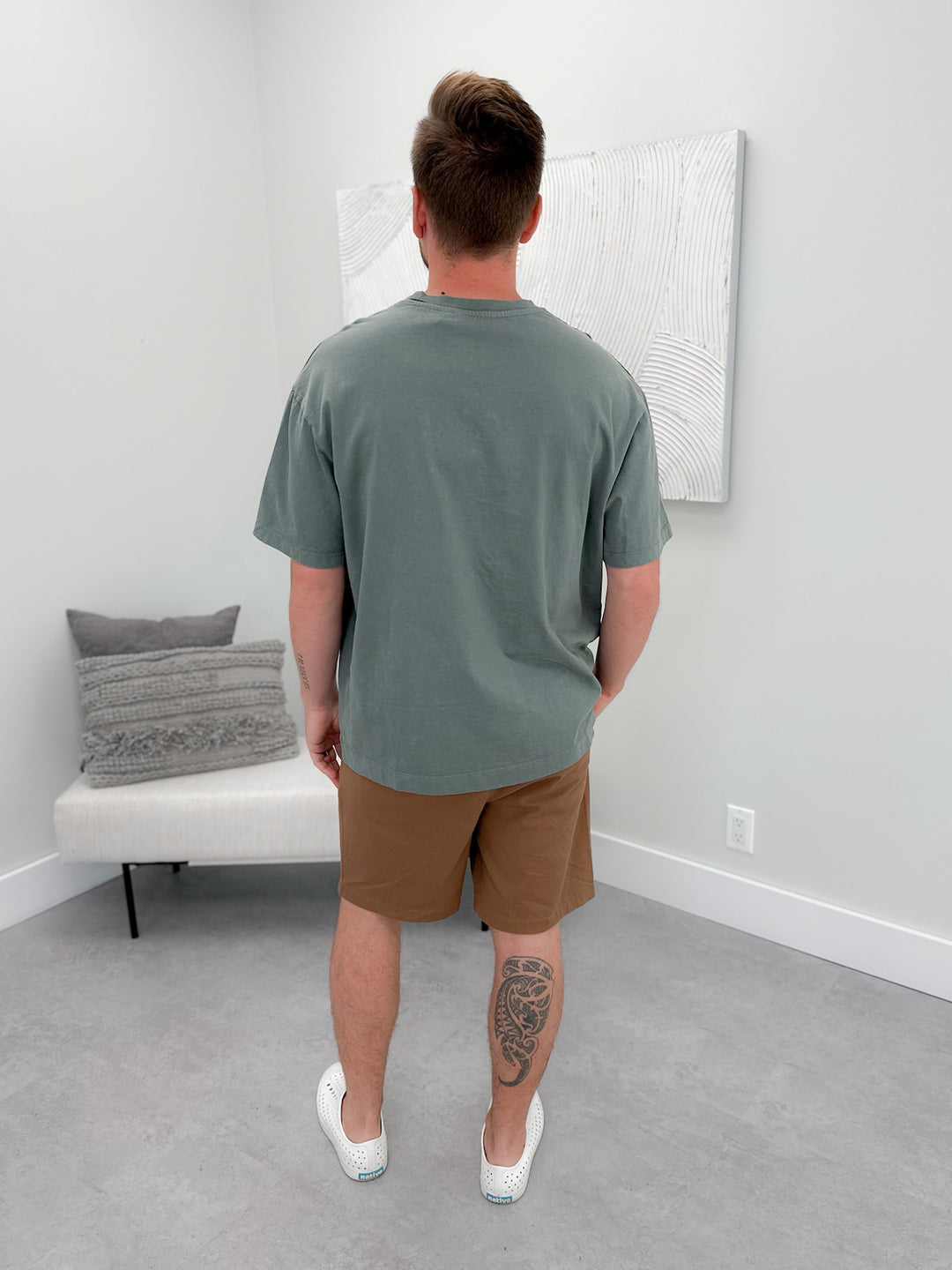 Diego Mens Tee in Olive