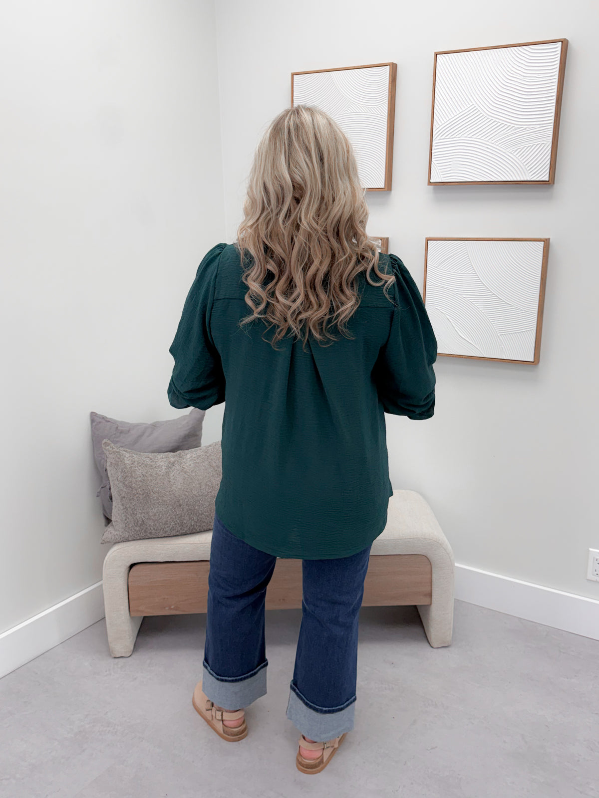 Blaire Blouse in Green