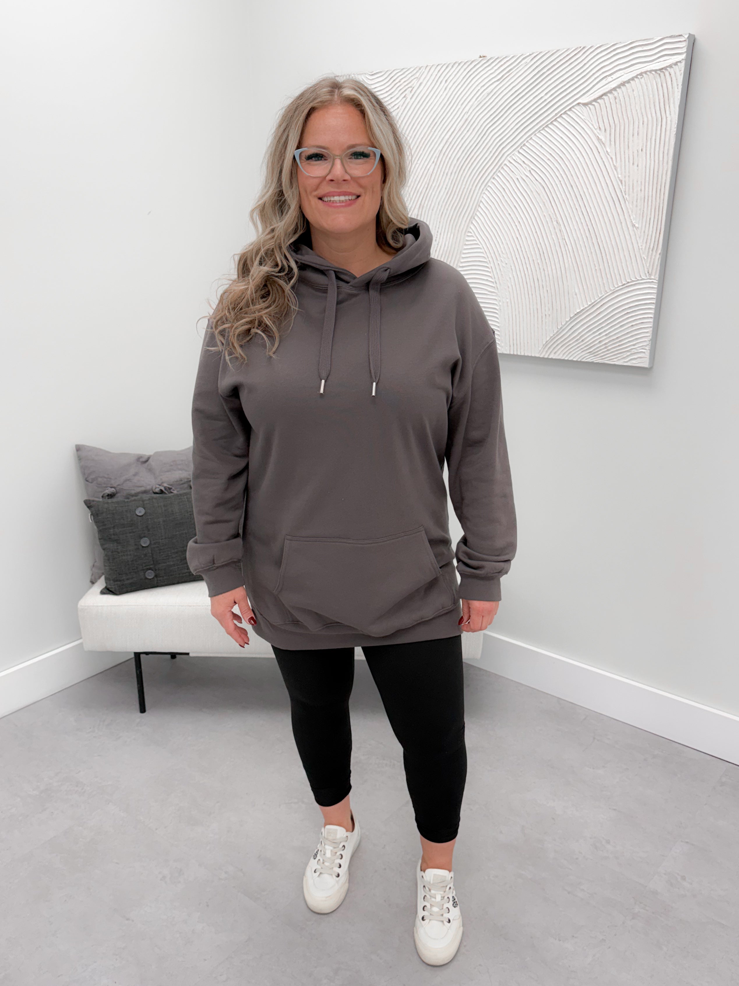 126 Hoodie in Iron by Twenty Nine The Label