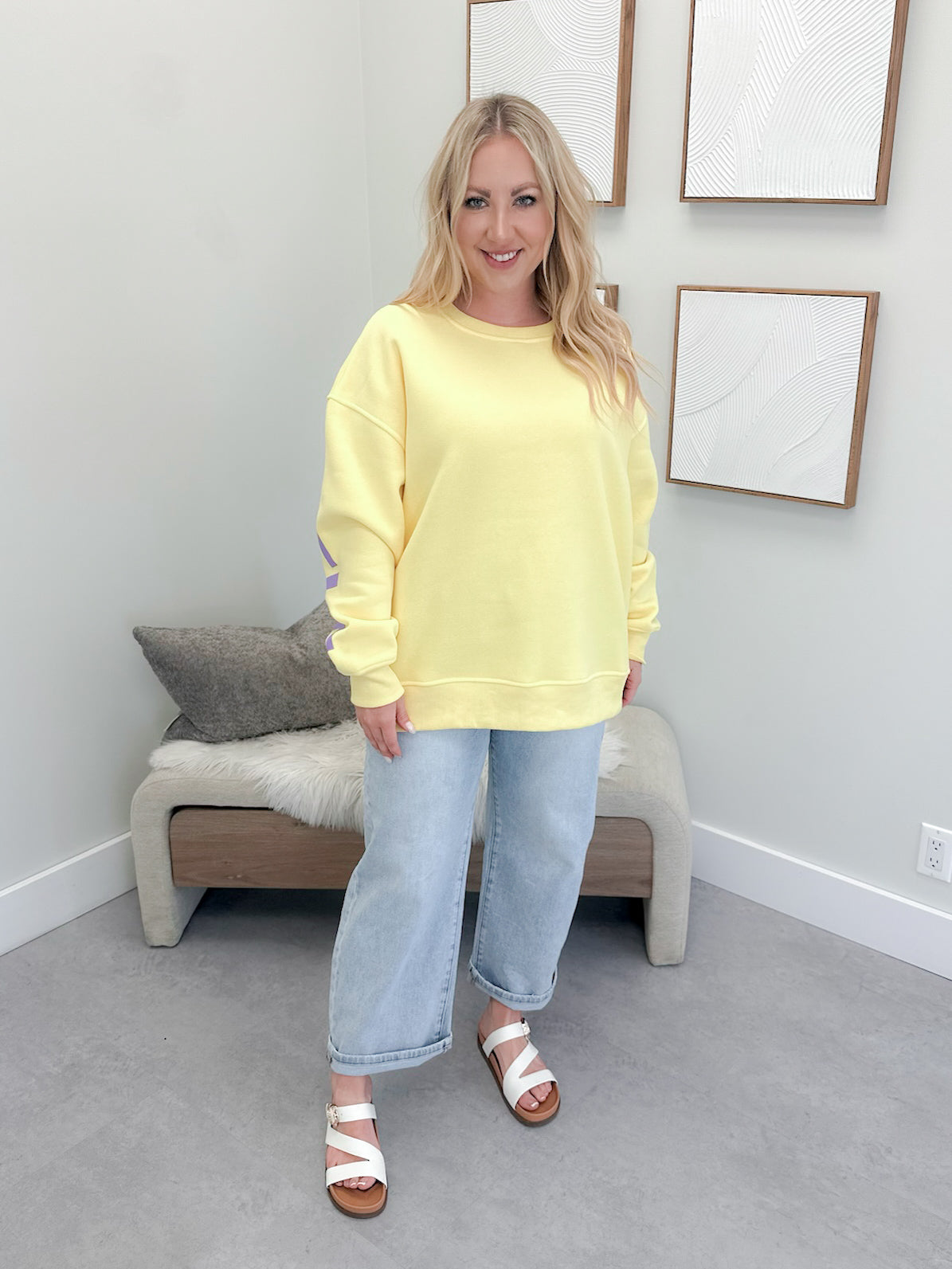 Love Yourself Pullover in Yellow