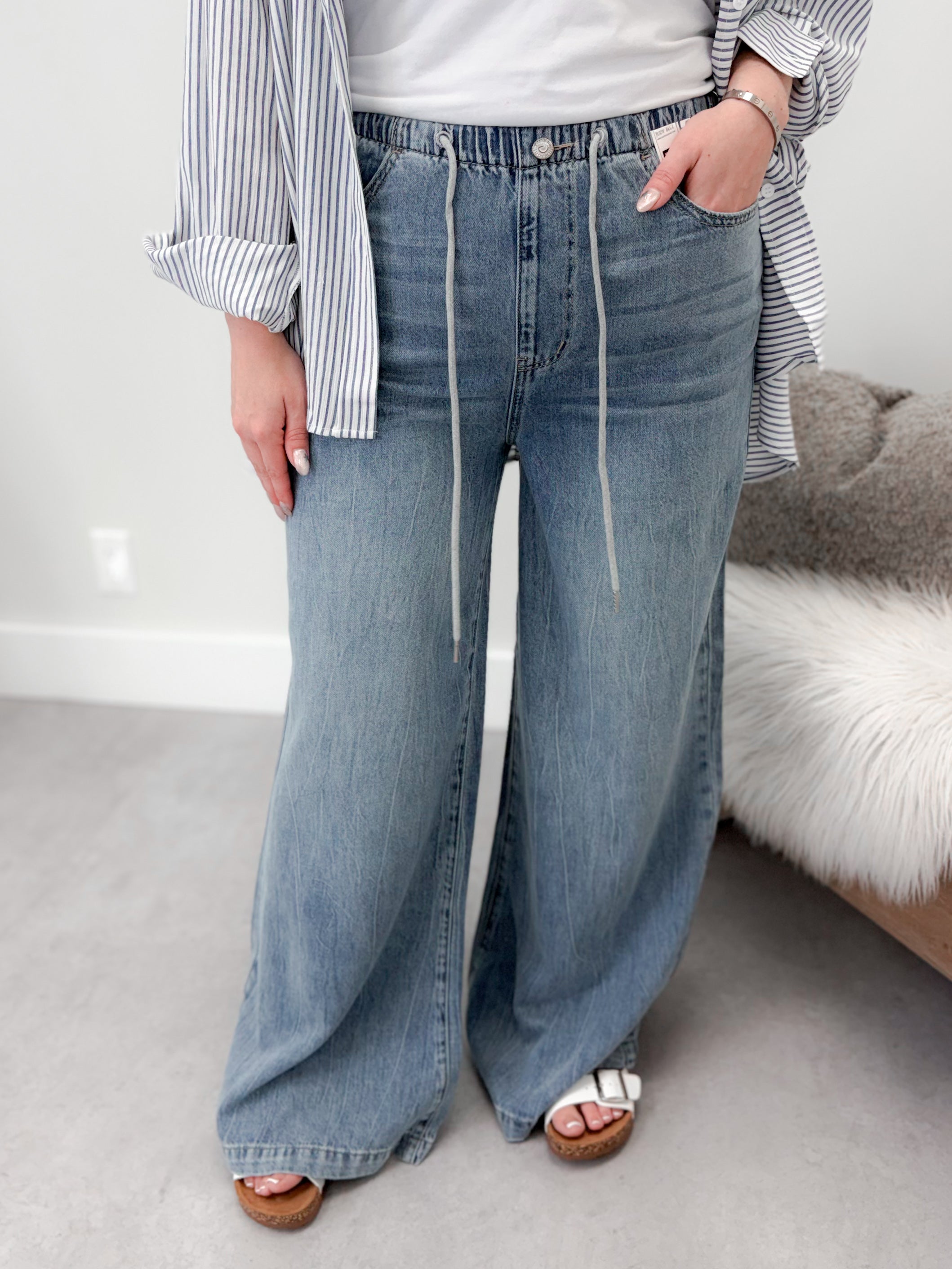 Ophelia Palazzo Fit Jeans by Judy Blue